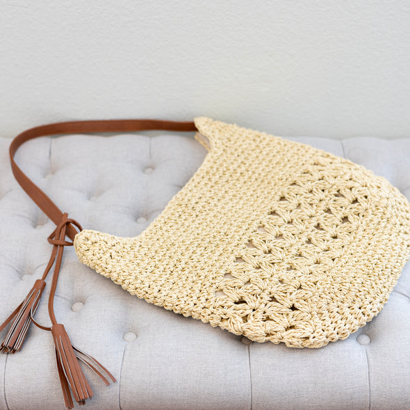 Elena Handbags Straw Woven Tote