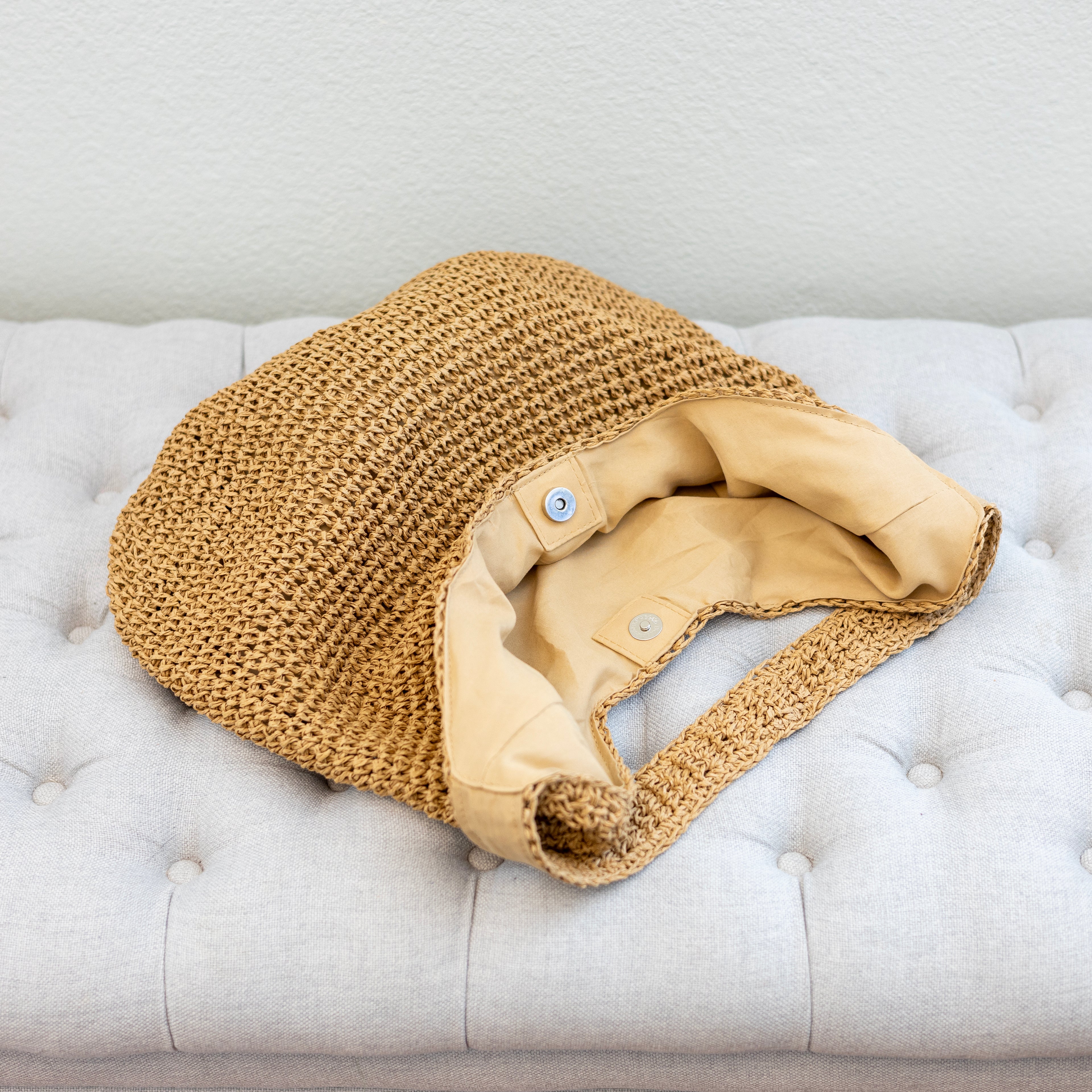 Simple Straw Woven Shoulder Bag