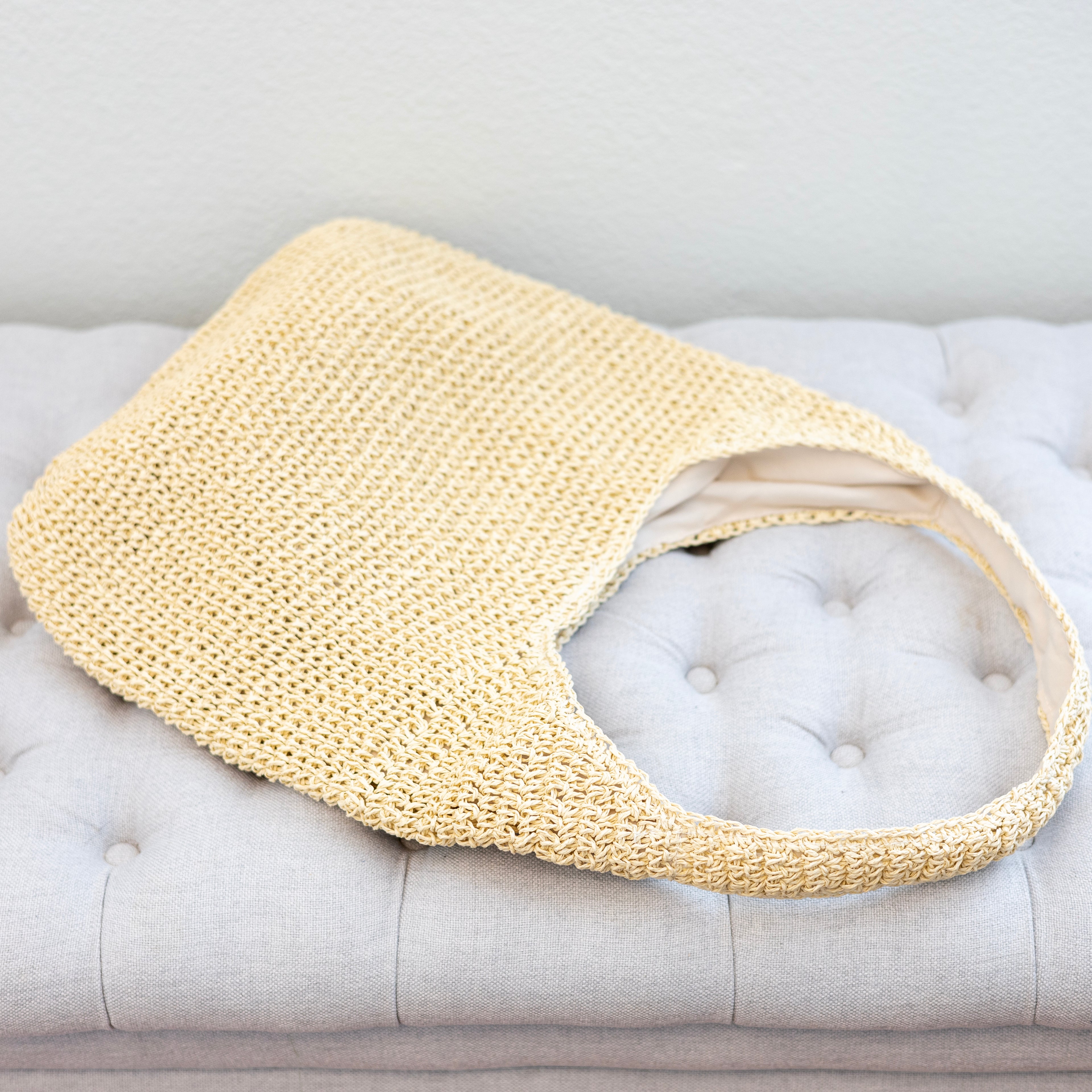 Simple Straw Woven Shoulder Bag
