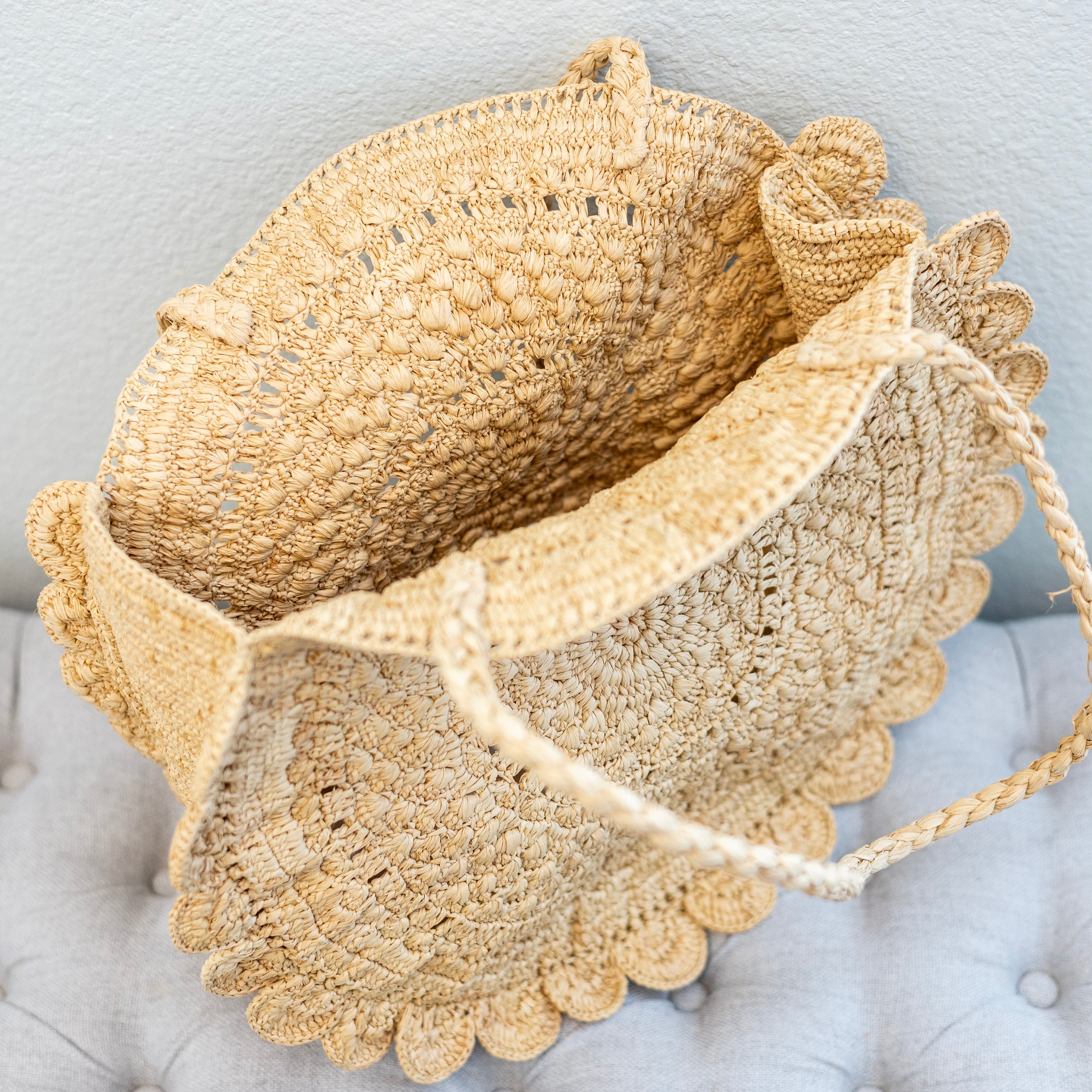 Soft Raffia Woven Summer Straw Shoulder Bag