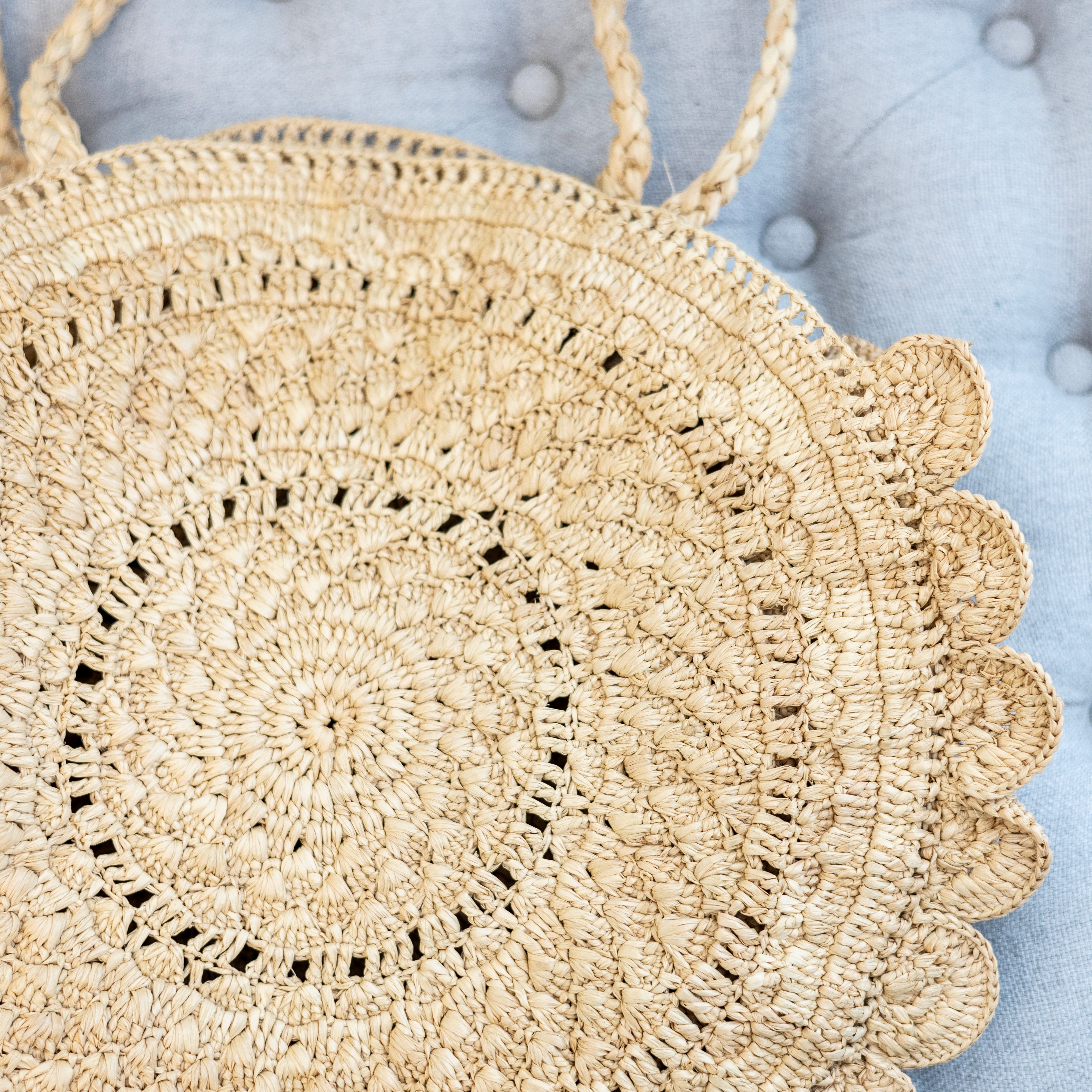 Soft Raffia Woven Summer Straw Shoulder Bag