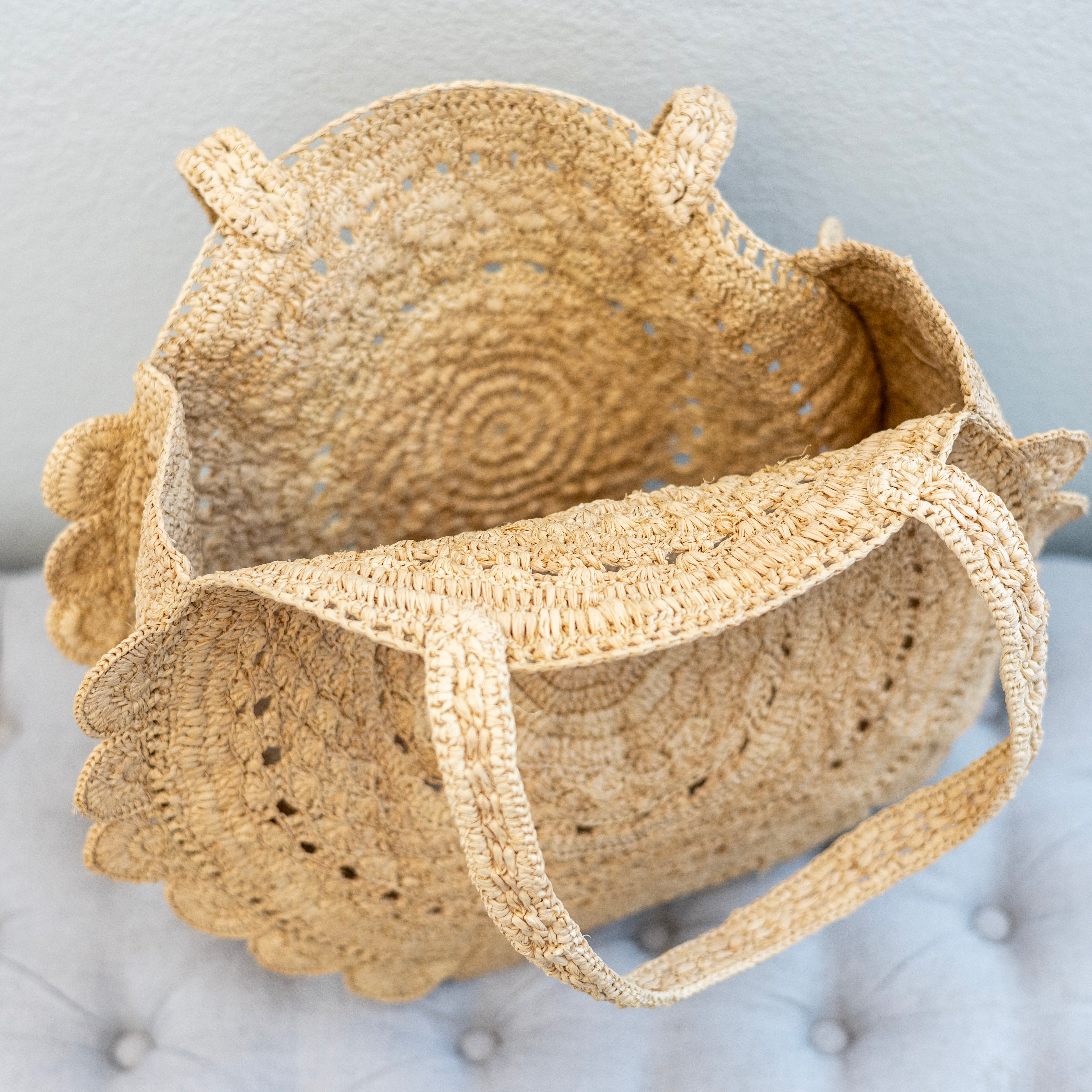 Soft Raffia Woven Summer Straw Shoulder Bag