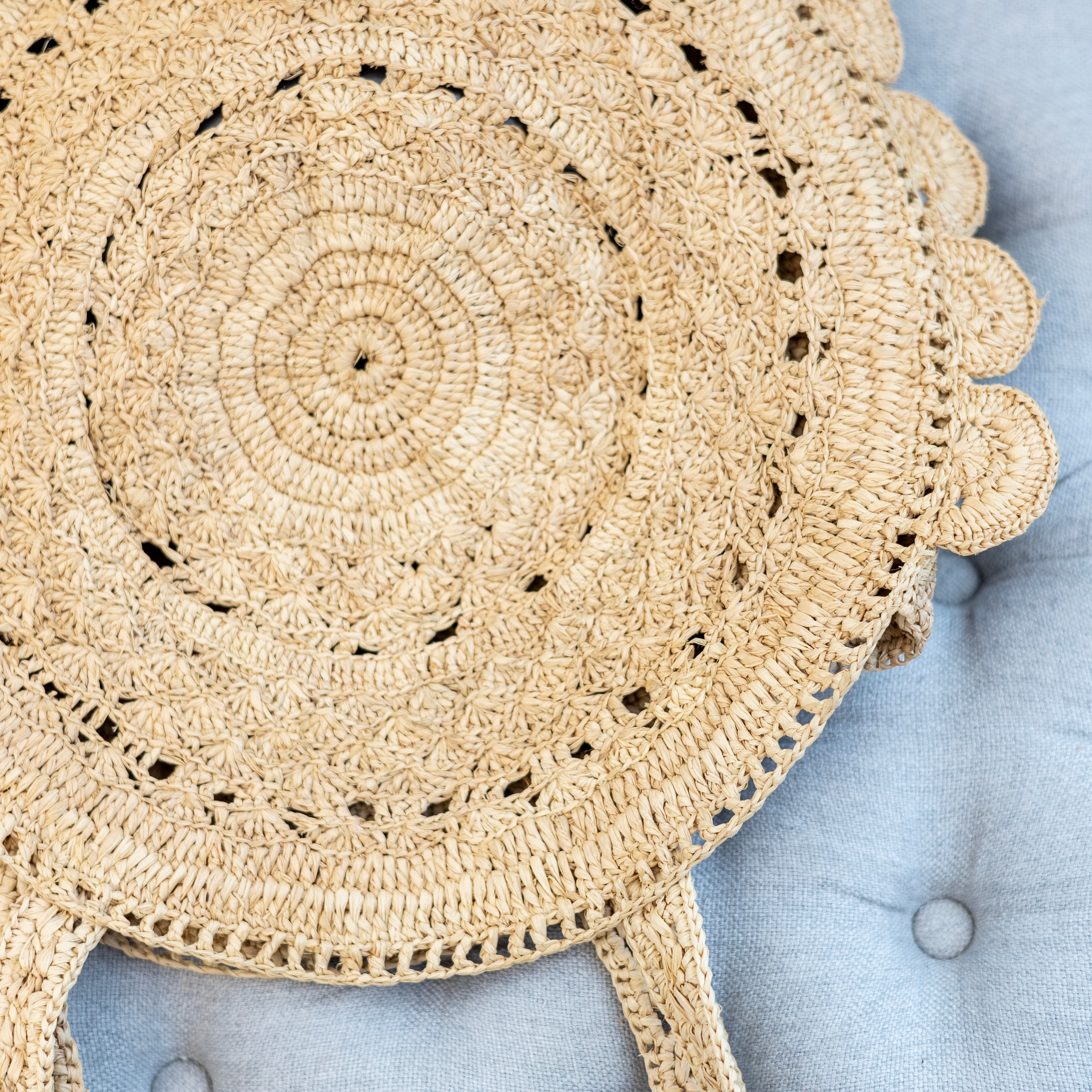 Soft Raffia Woven Summer Straw Shoulder Bag