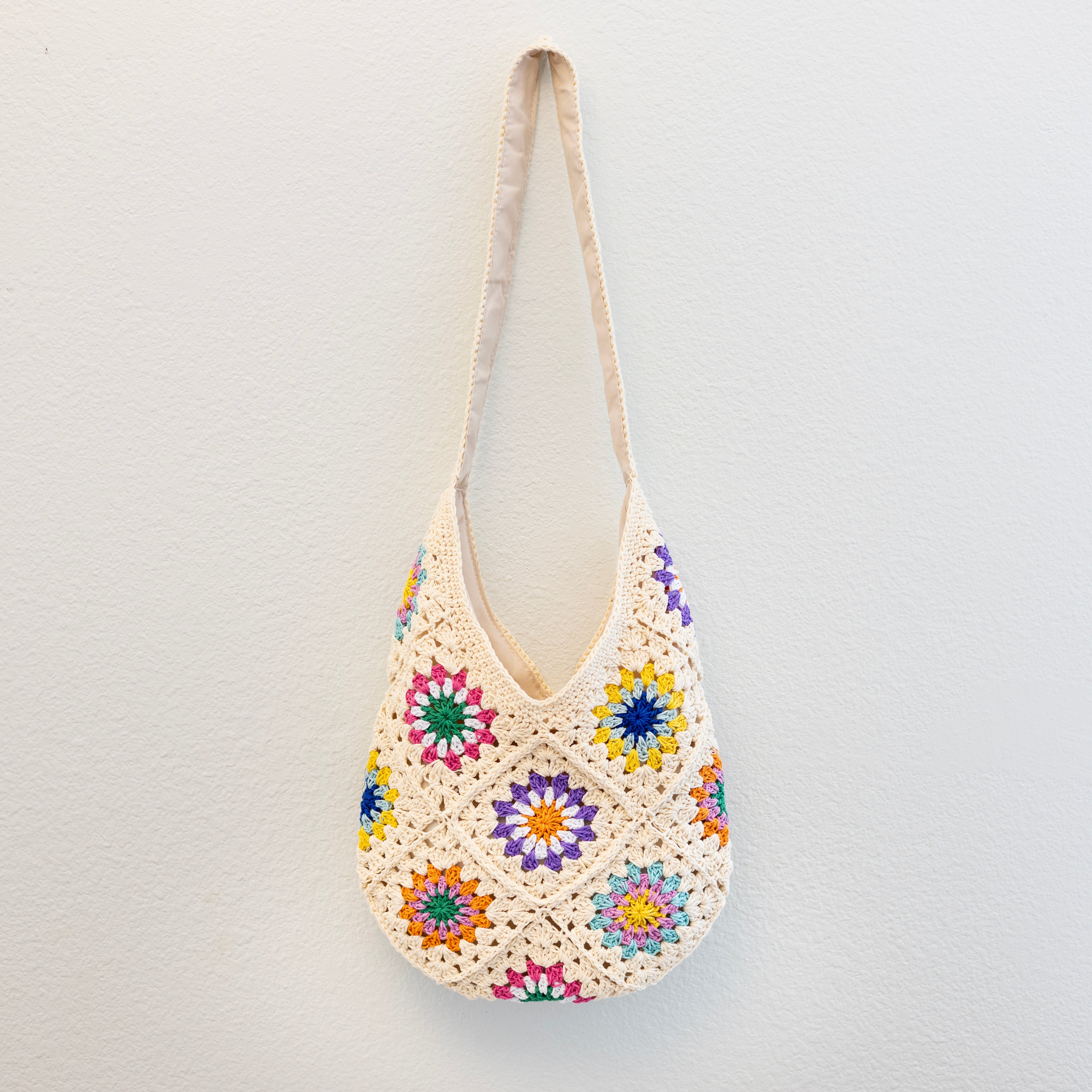 Boho Crochet Shoulder Bag