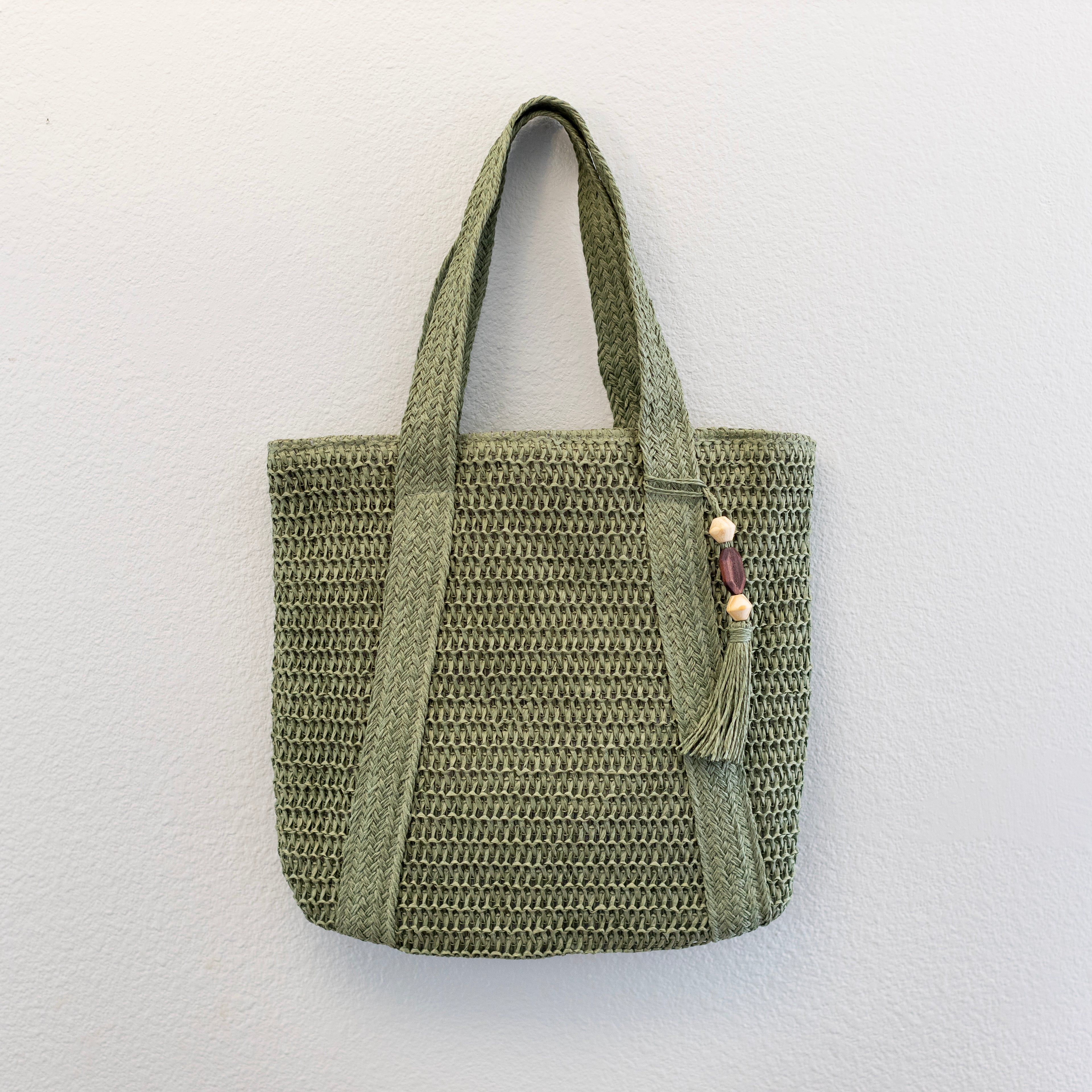 Large Straw Woven Tote Bag
