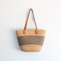 Elena Handbags Straw Summer Tote Beach Basket Bag