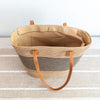 Elena Handbags Straw Summer Tote Beach Basket Bag