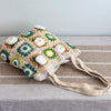 Elena Handbags Handmade Granny Square Shoulder Tote Bag