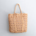 Women's Large Woven Summer Straw Tote