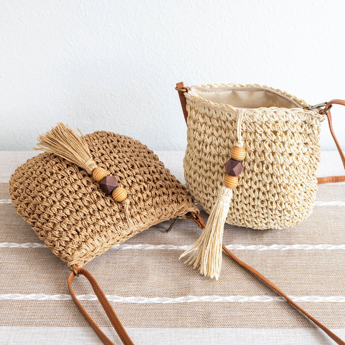 Straw Woven Crossbody Bag