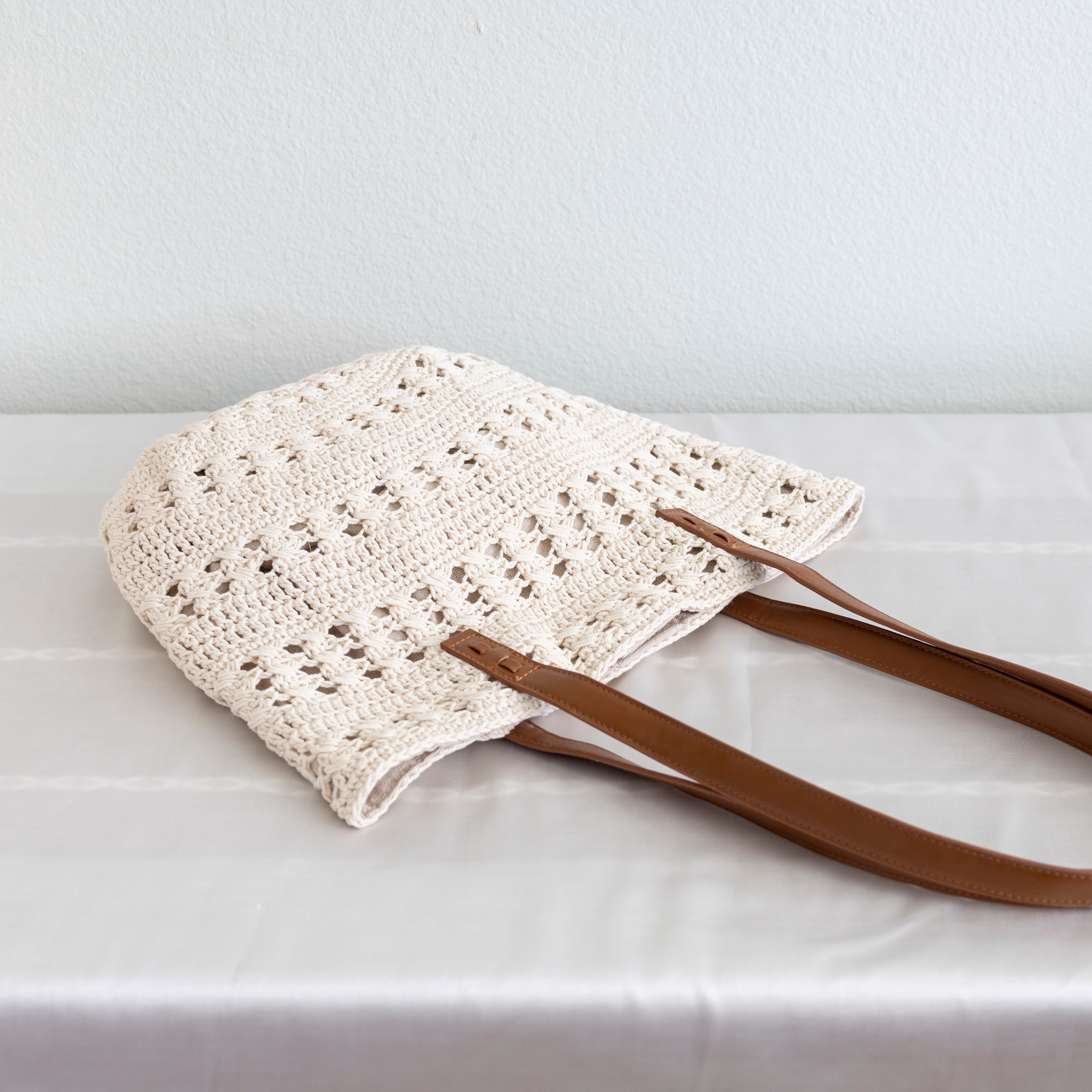 Retro Cotton Knitted Shoulder Bag