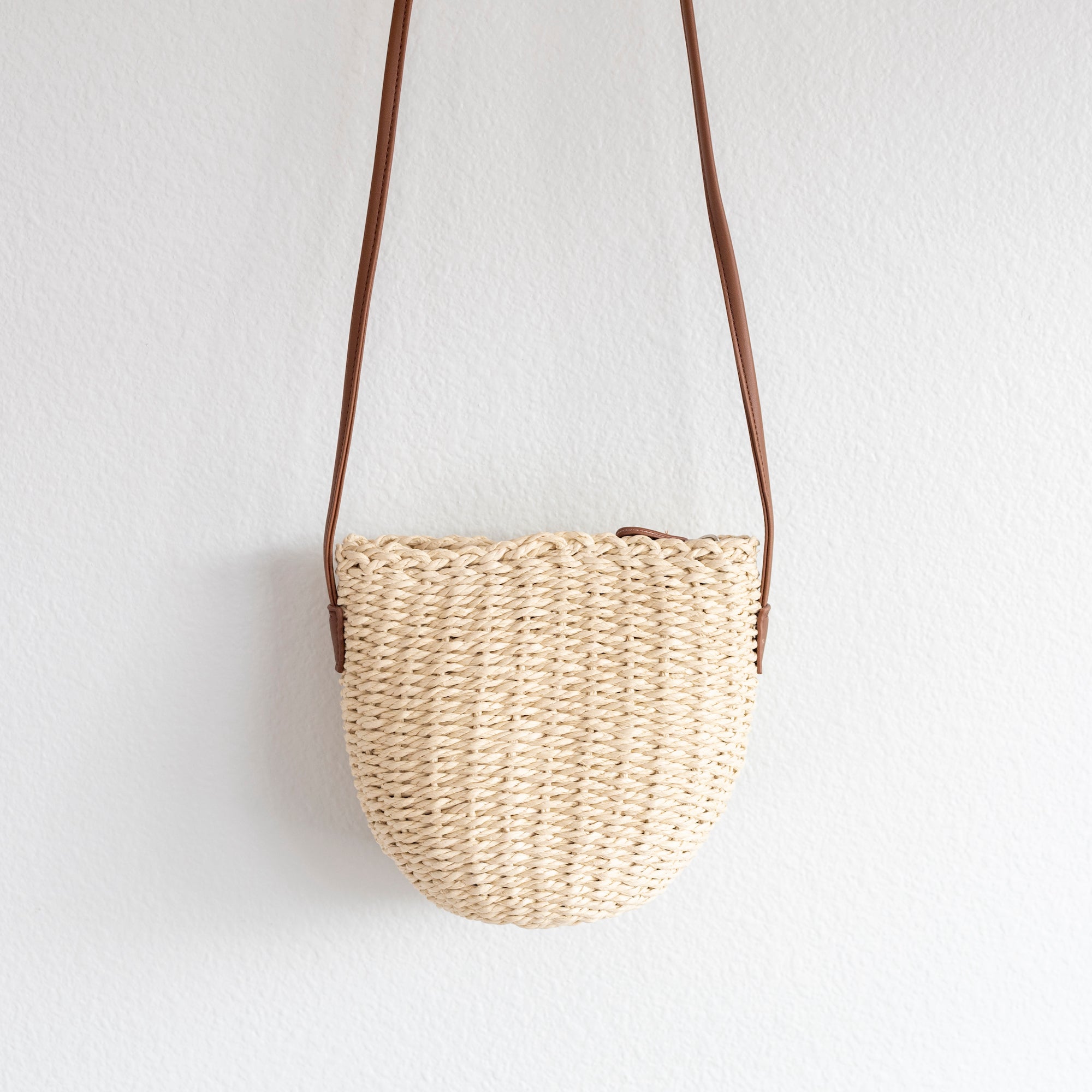 Straw Woven Crossbody Bag