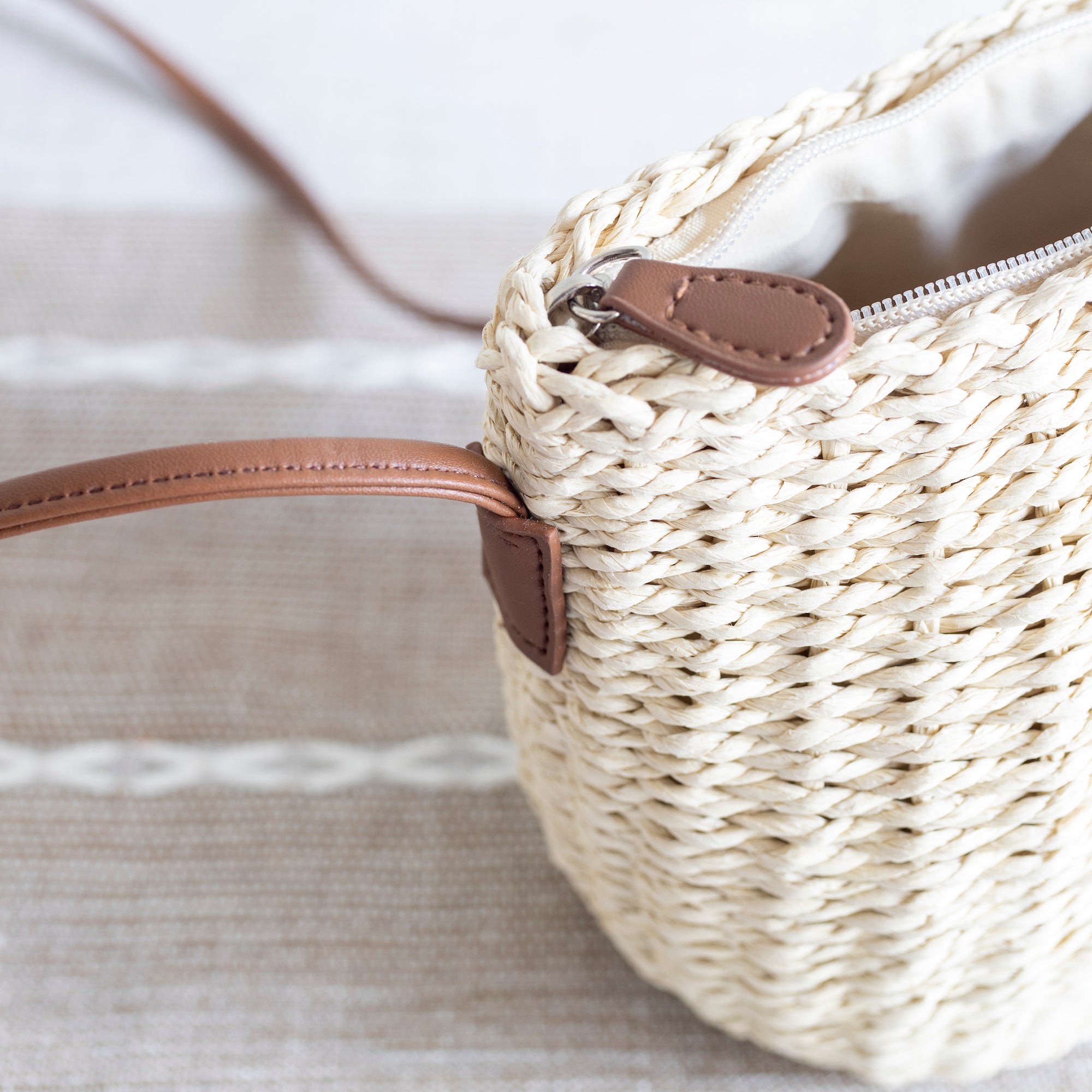 Straw Woven Crossbody Bag