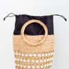 Elena Handbags Summer Raffia Straw Beach Basket Handbag