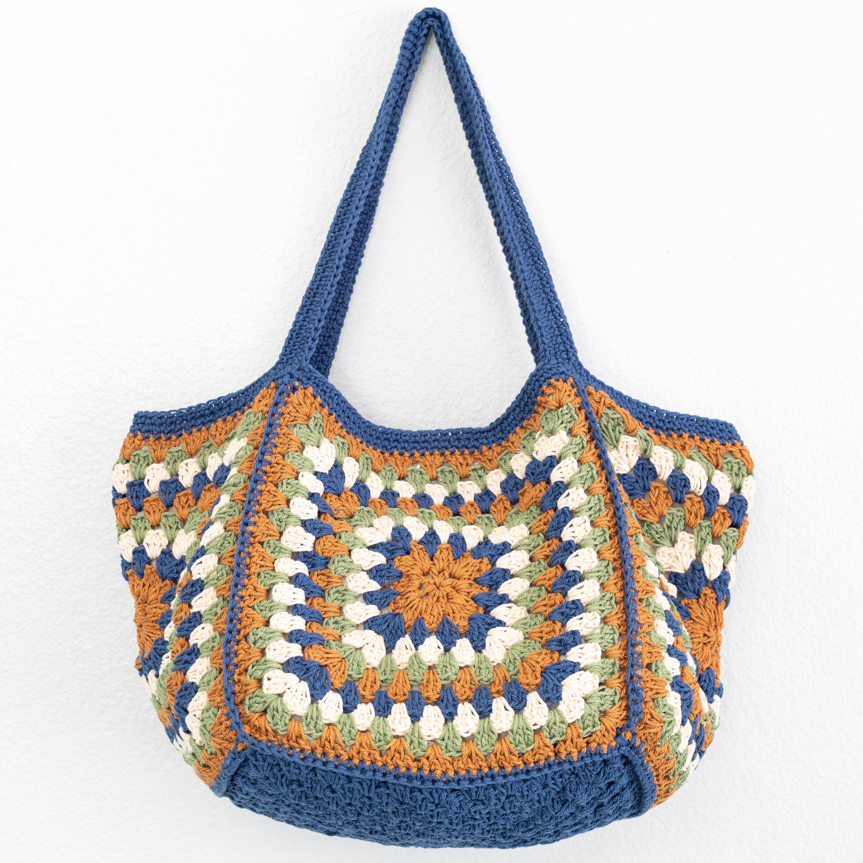 Crochet Granny Square Shoulder Bag
