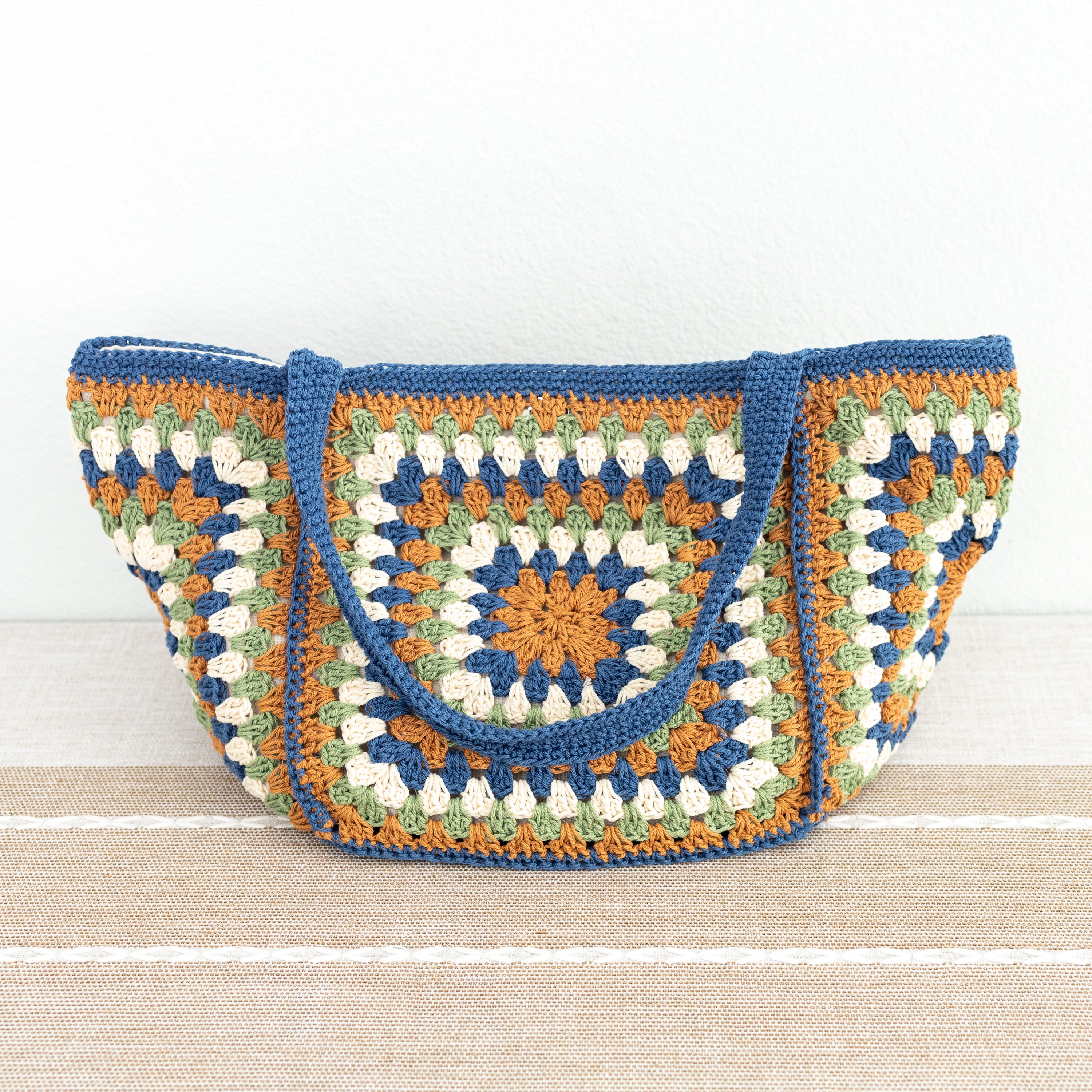 Crochet Granny Square Shoulder Bag