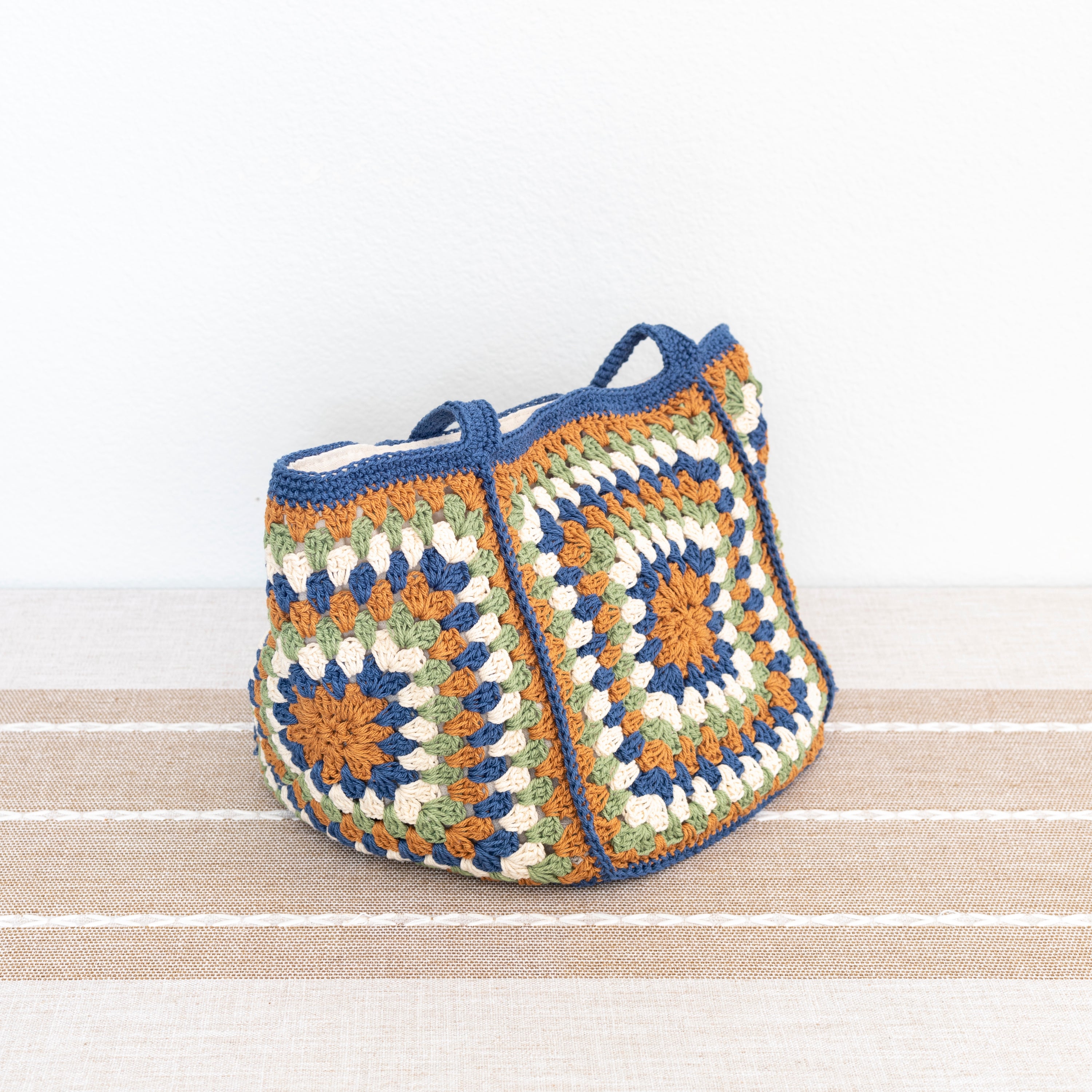 Crochet Granny Square Shoulder Bag