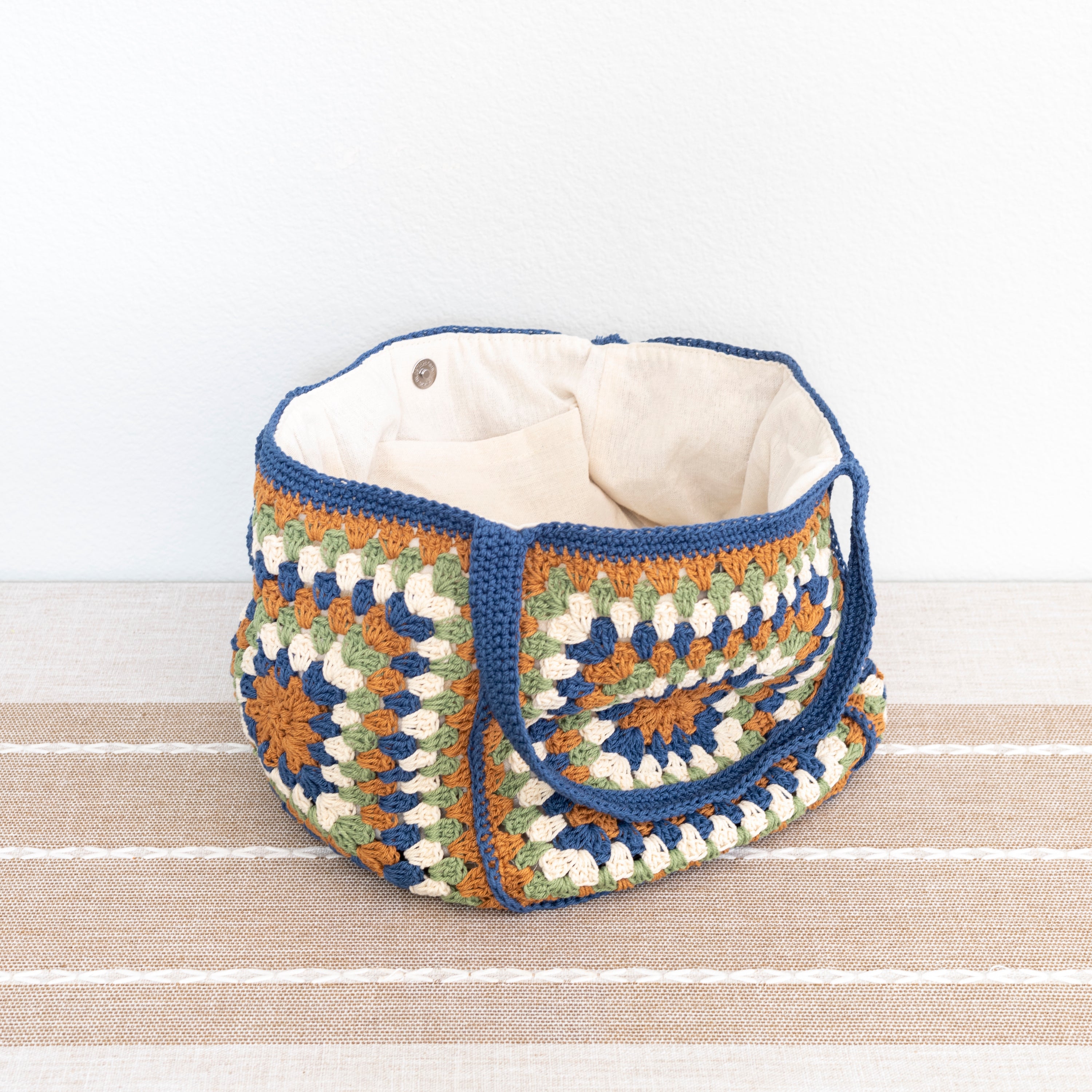 Crochet Granny Square Shoulder Bag