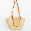 Straw Shell Basket Summer Tote
