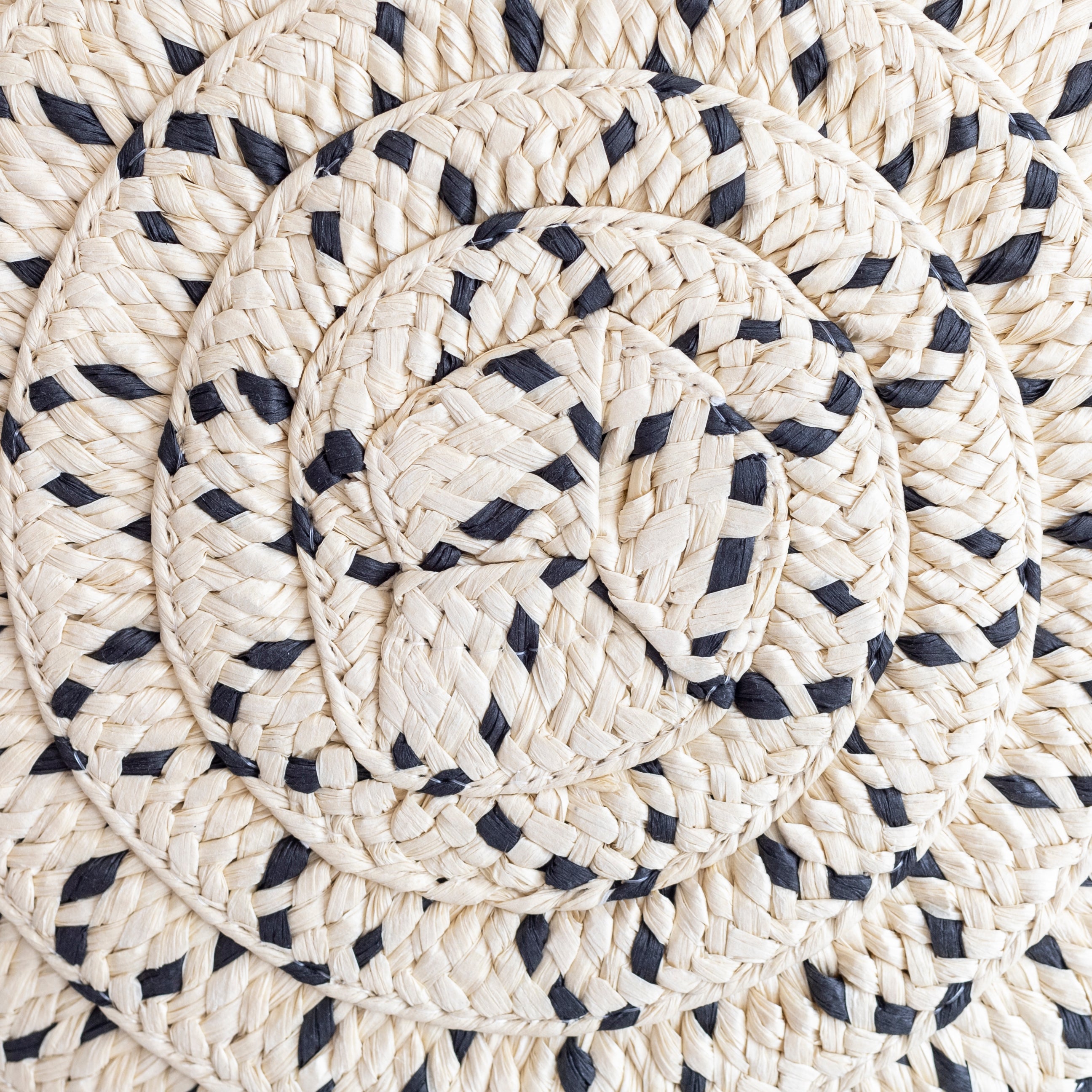 Round Straw Fashion Tote