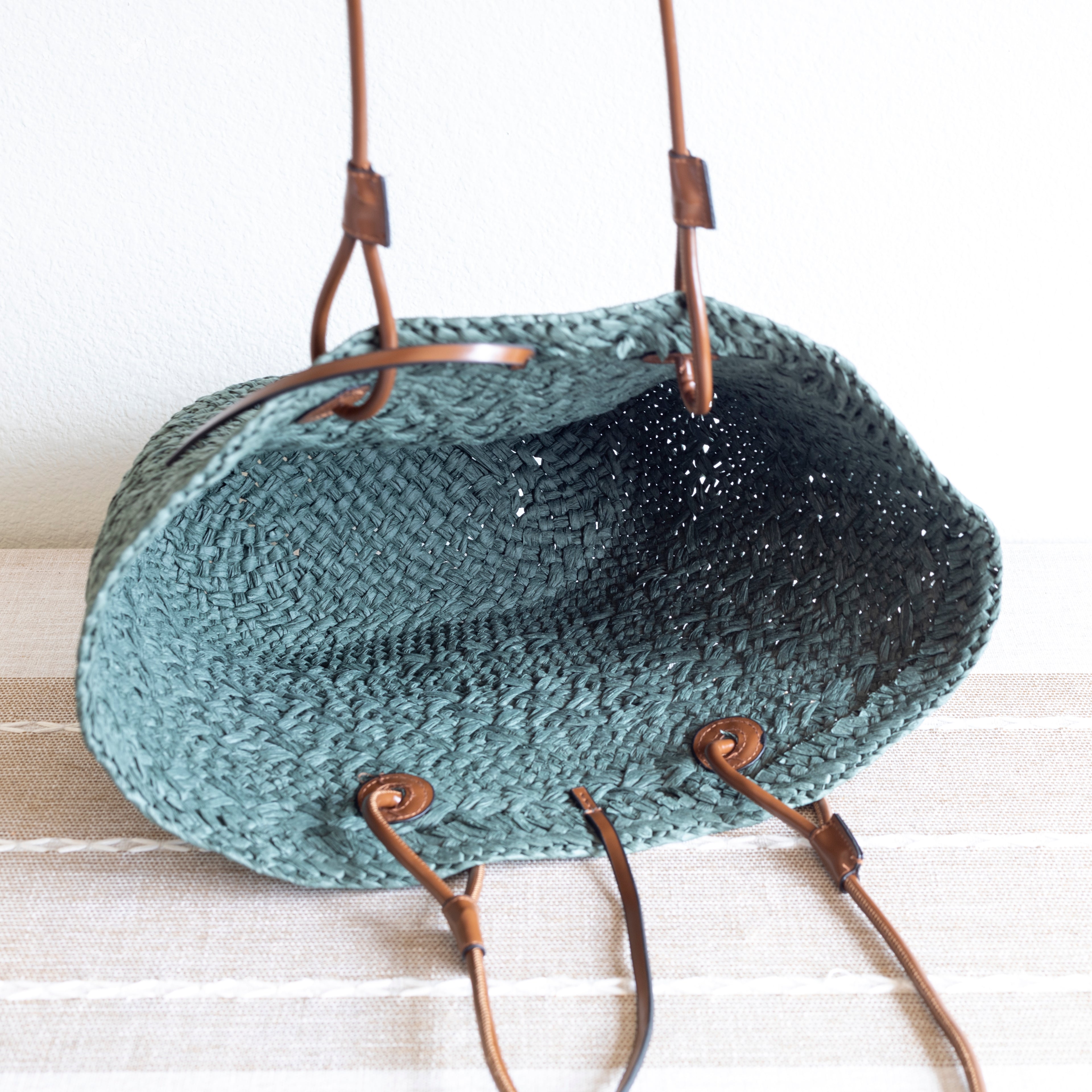 Straw Basket Summer Beach Tote
