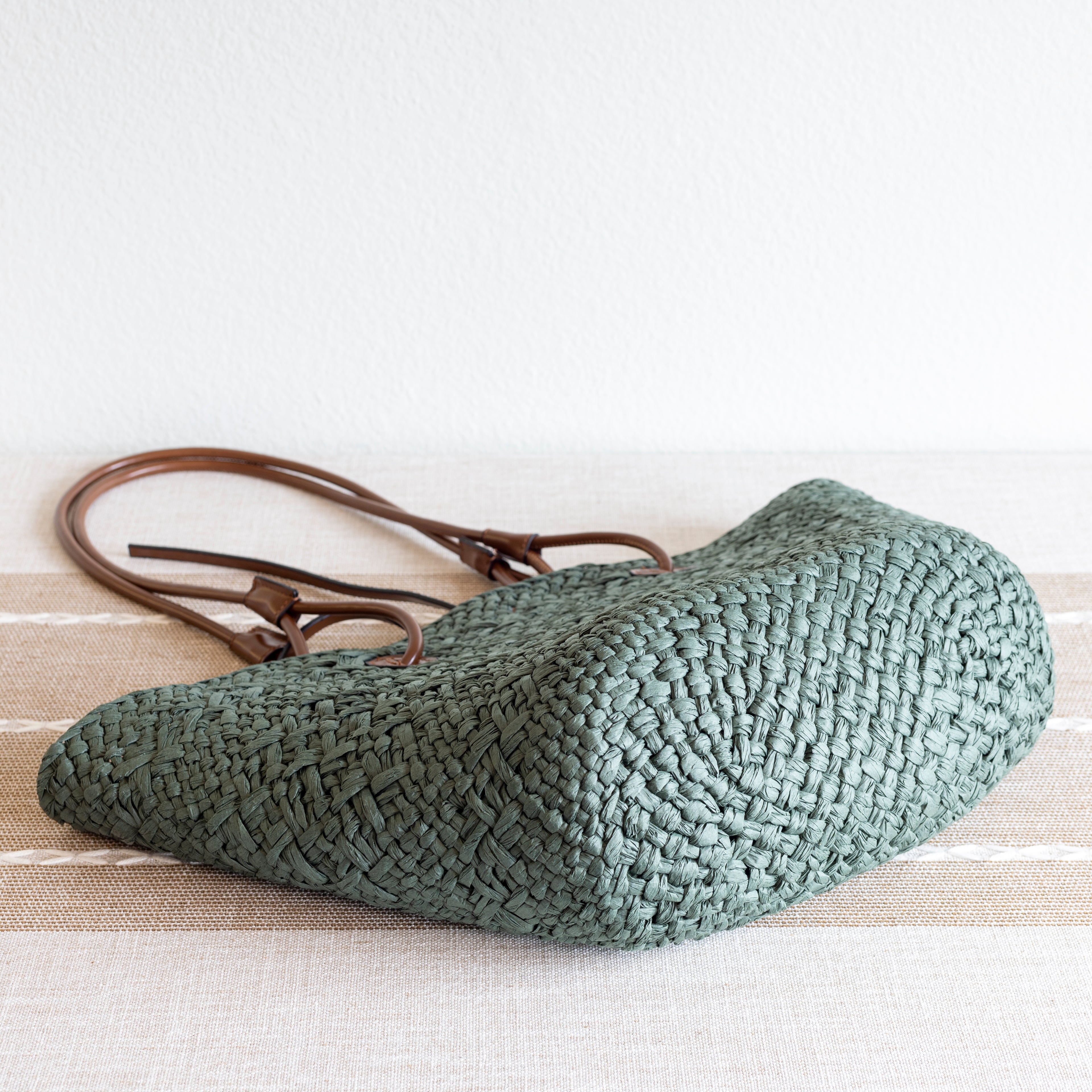 Straw Basket Summer Beach Tote