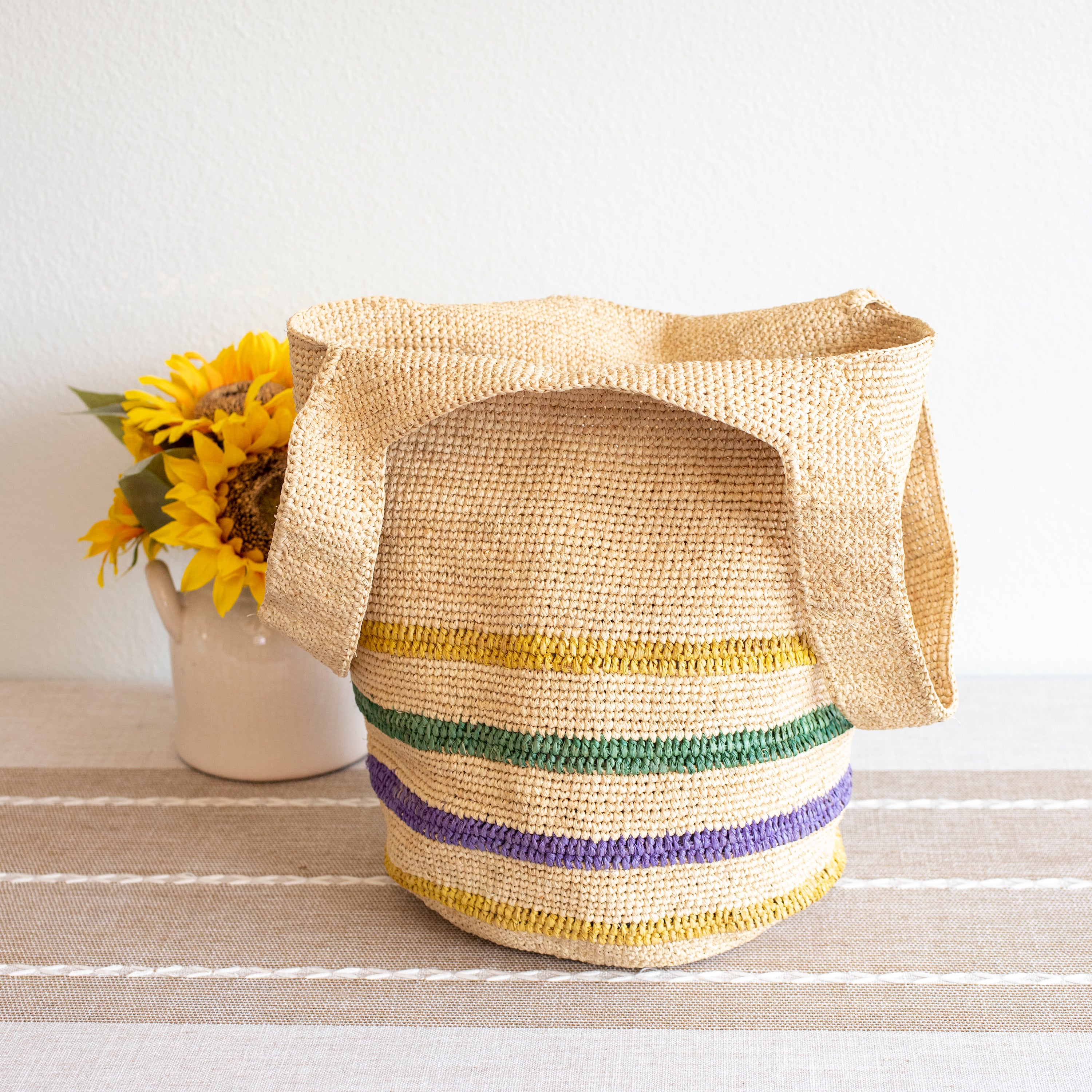 Handbags Women's Large Soft Raffia Woven Summer Straw Tote