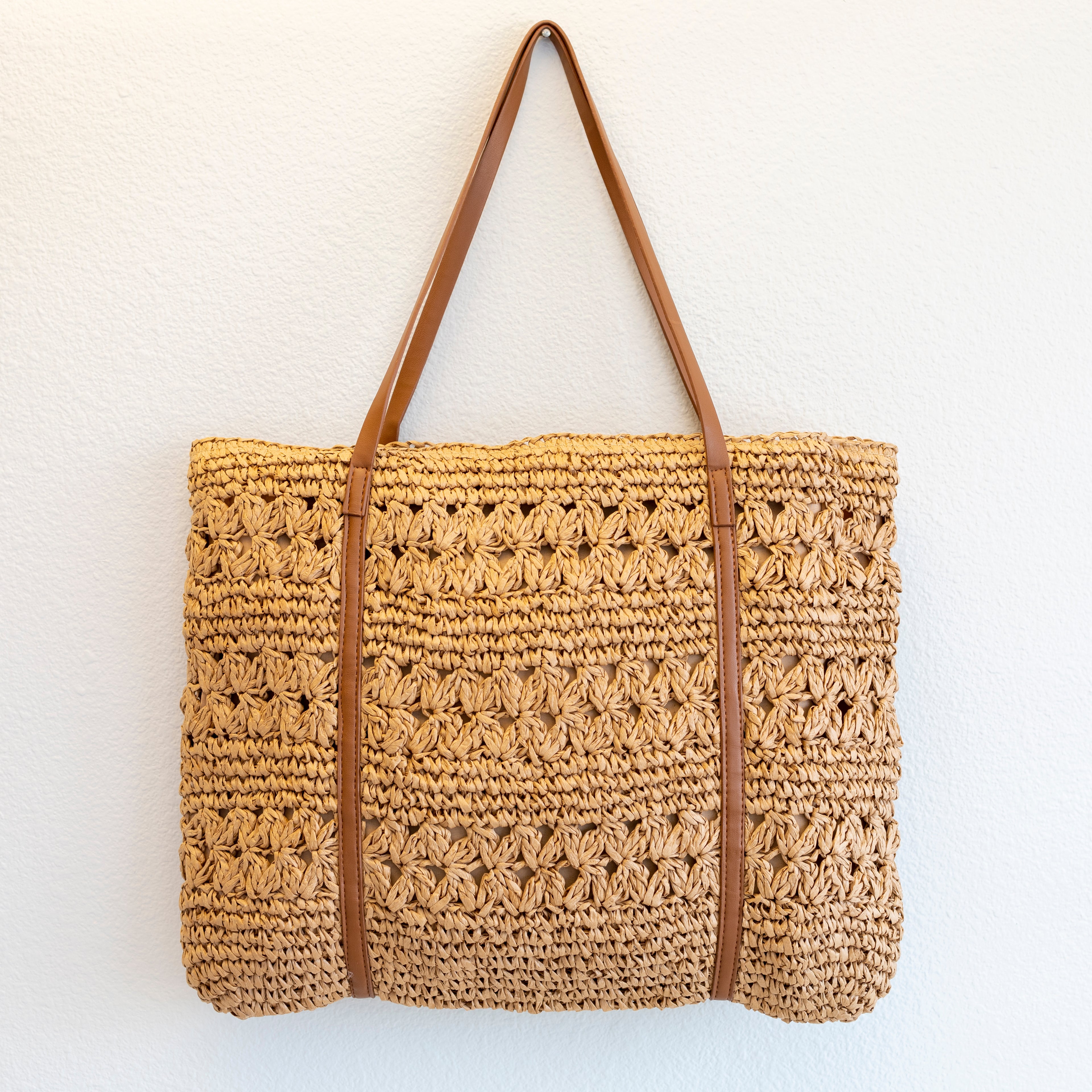 Everyday Large Straw Woven Summer Bag