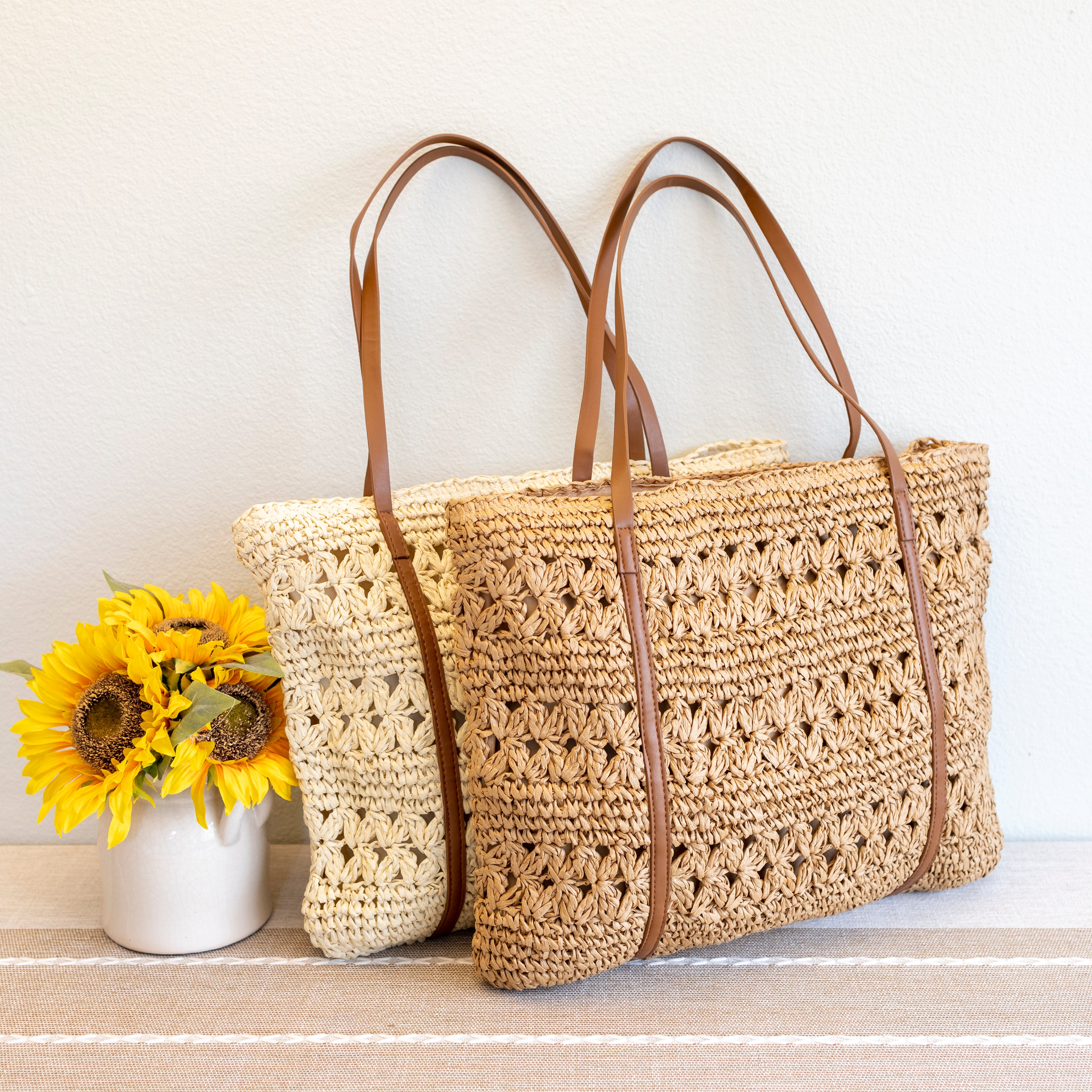 Everyday Large Straw Woven Summer Bag