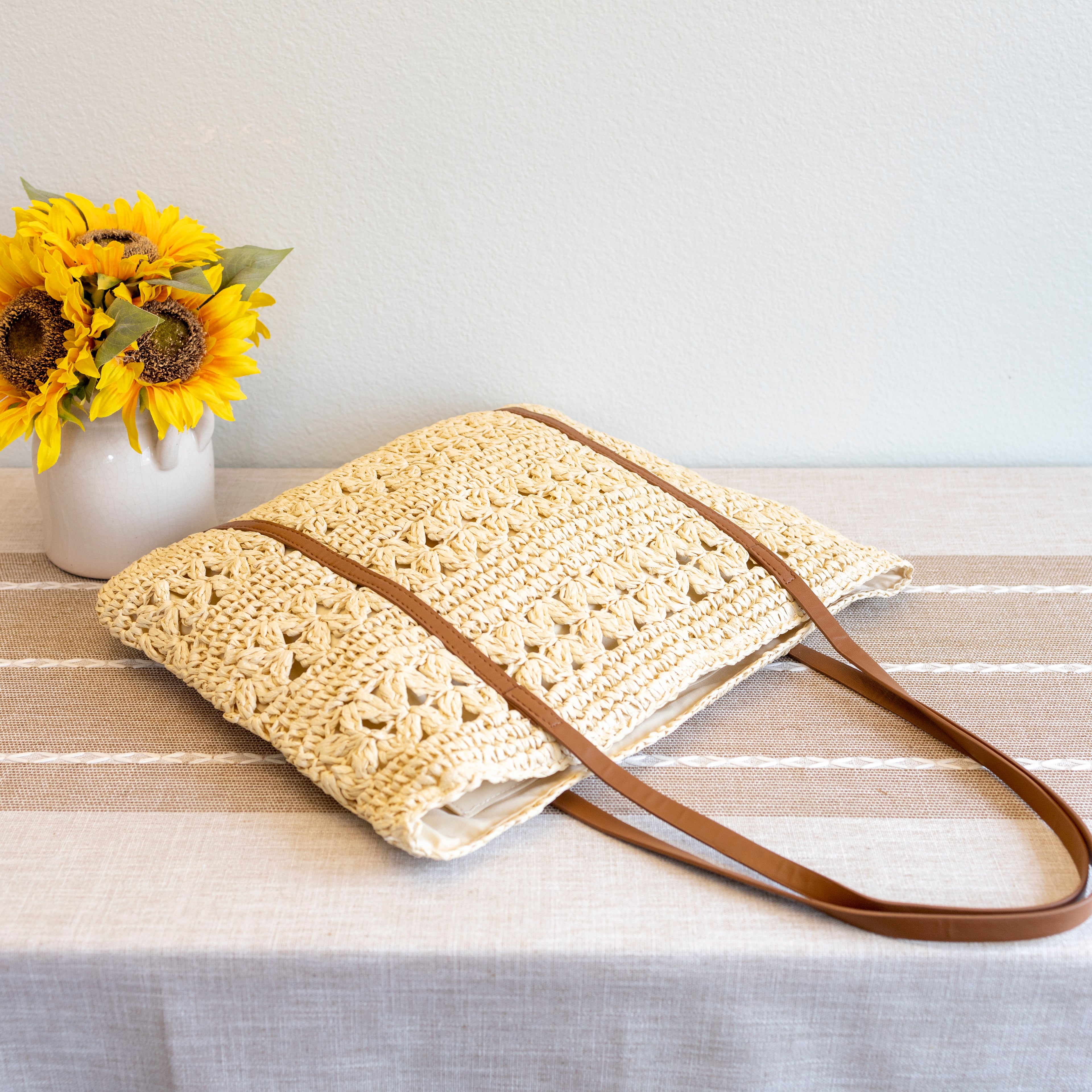 Everyday Large Straw Woven Summer Bag