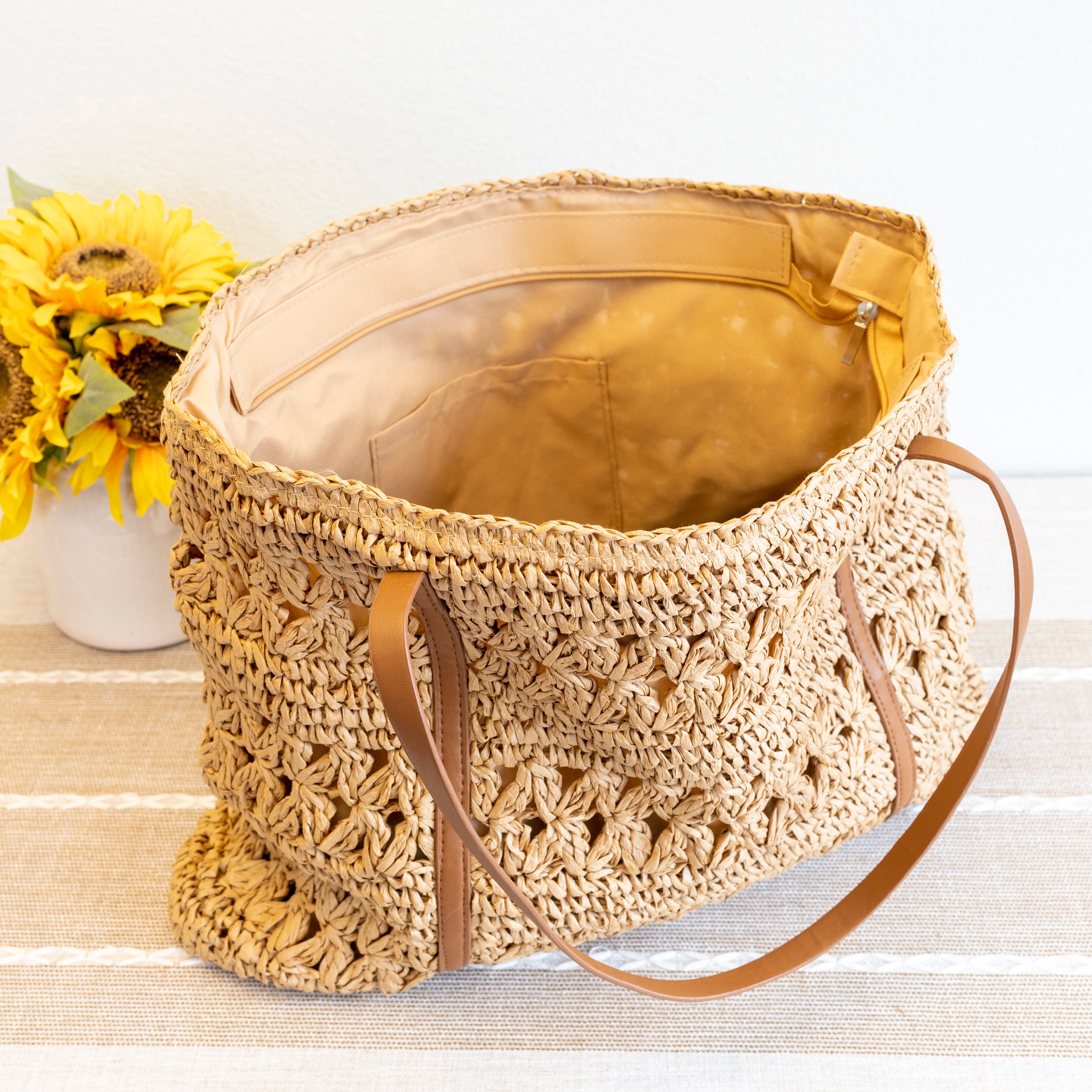 Everyday Large Straw Woven Summer Bag
