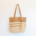 Elena Handbags Straw Woven Summer Beach Tote
