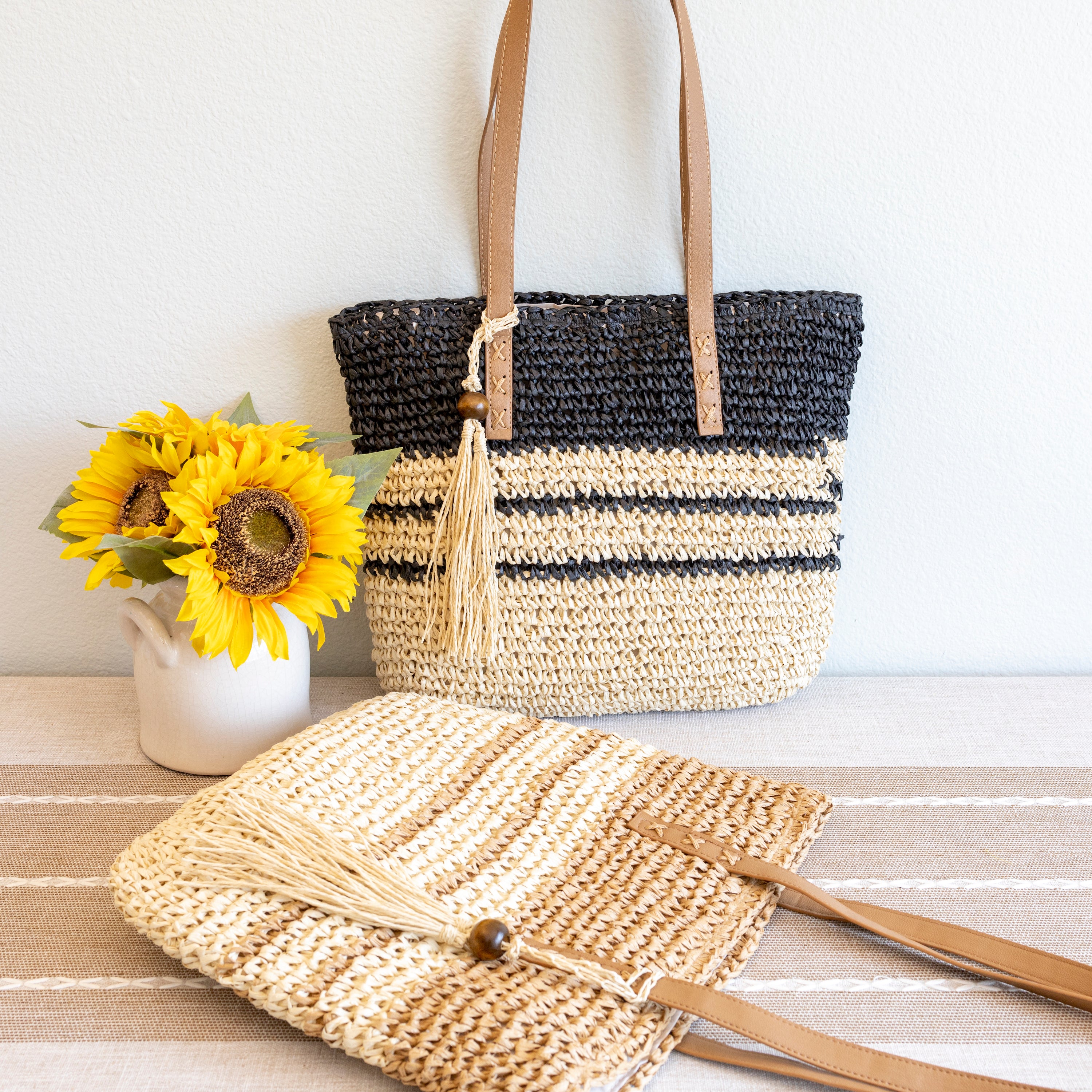 Travel Vacation Walmart Straw Purse Handwoven Basket Straw Clutch