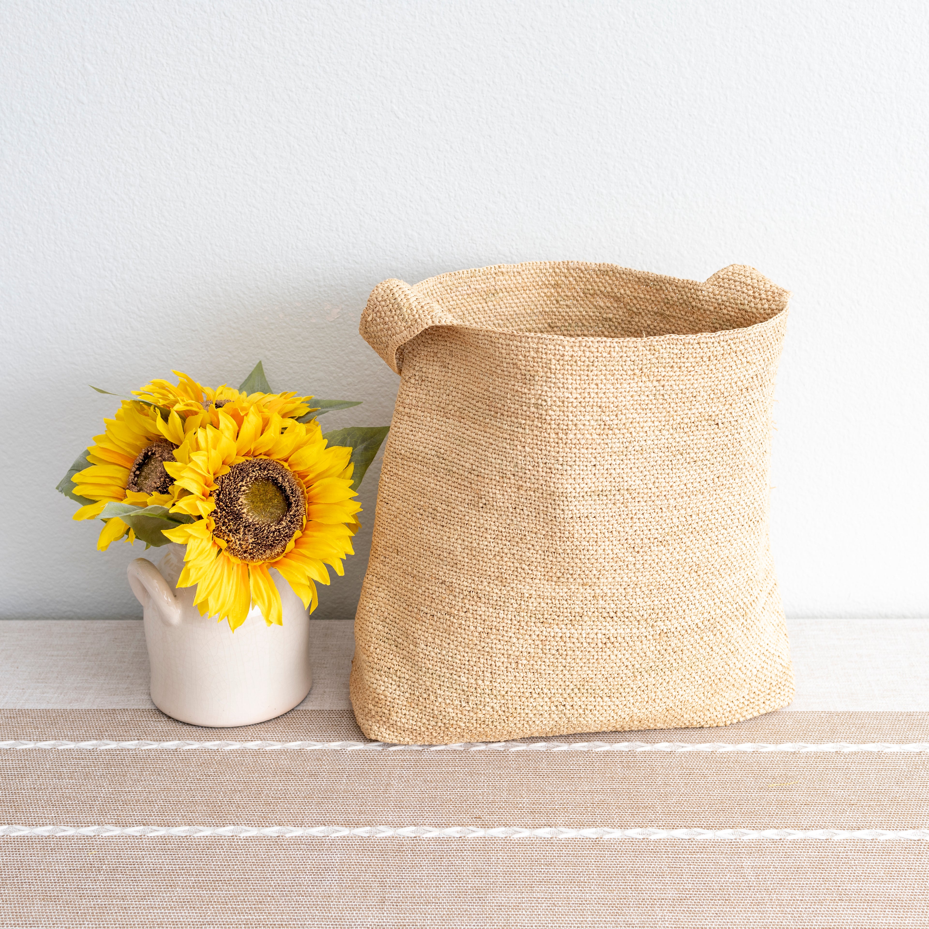 Elena Handbags Soft Raffia Summer Beach Straw Shoulder Bag