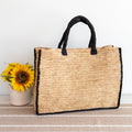 Elena Handbags Extra Large Soft Raffia Woven Summer Straw Tote