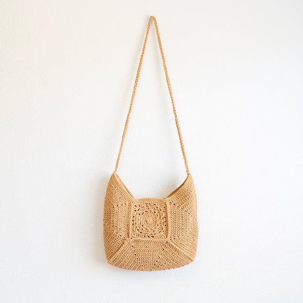 Elena Handbags Boho Crochet Crossbody Bag