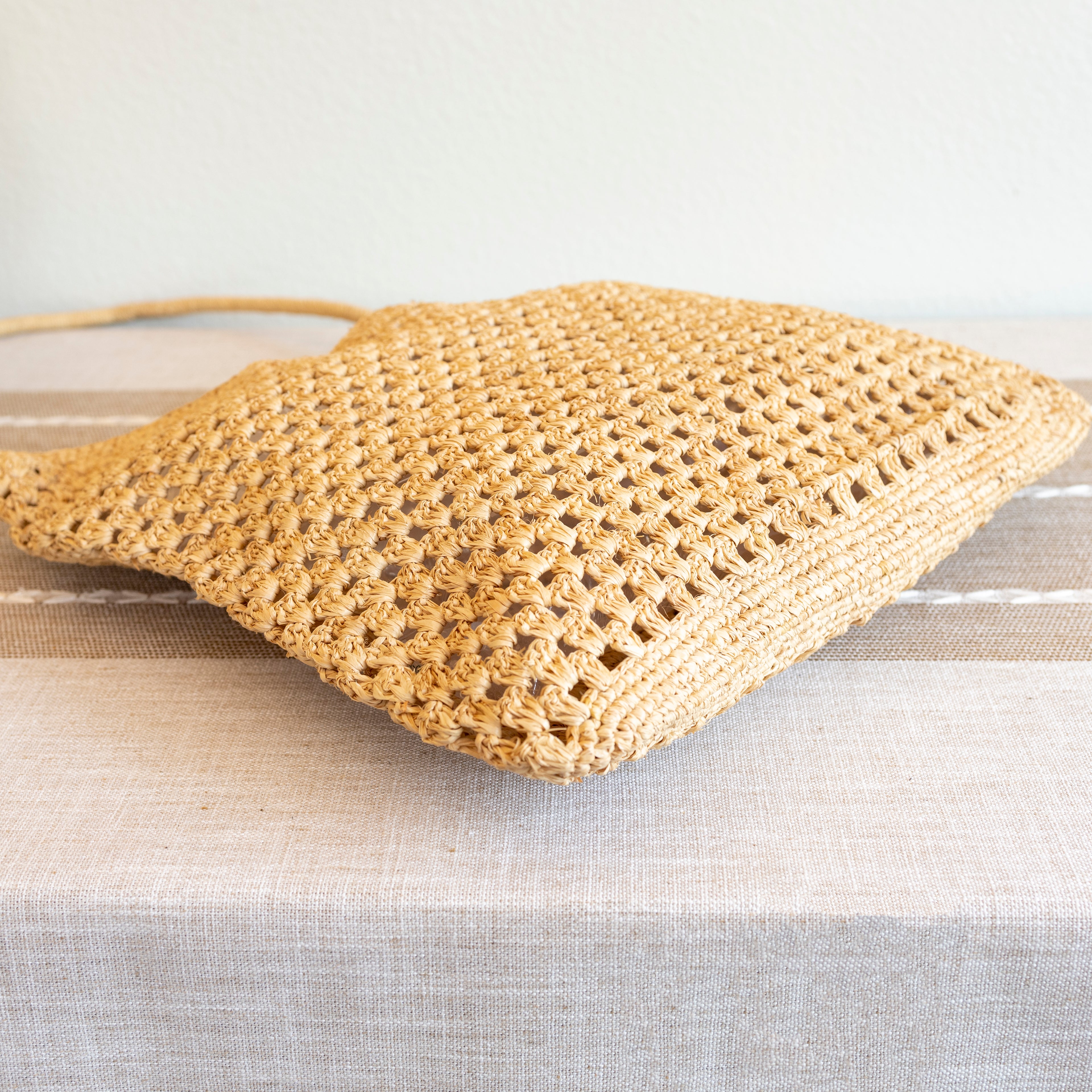 Elena Handbags Raffia Summer Beach Shoulder Bag