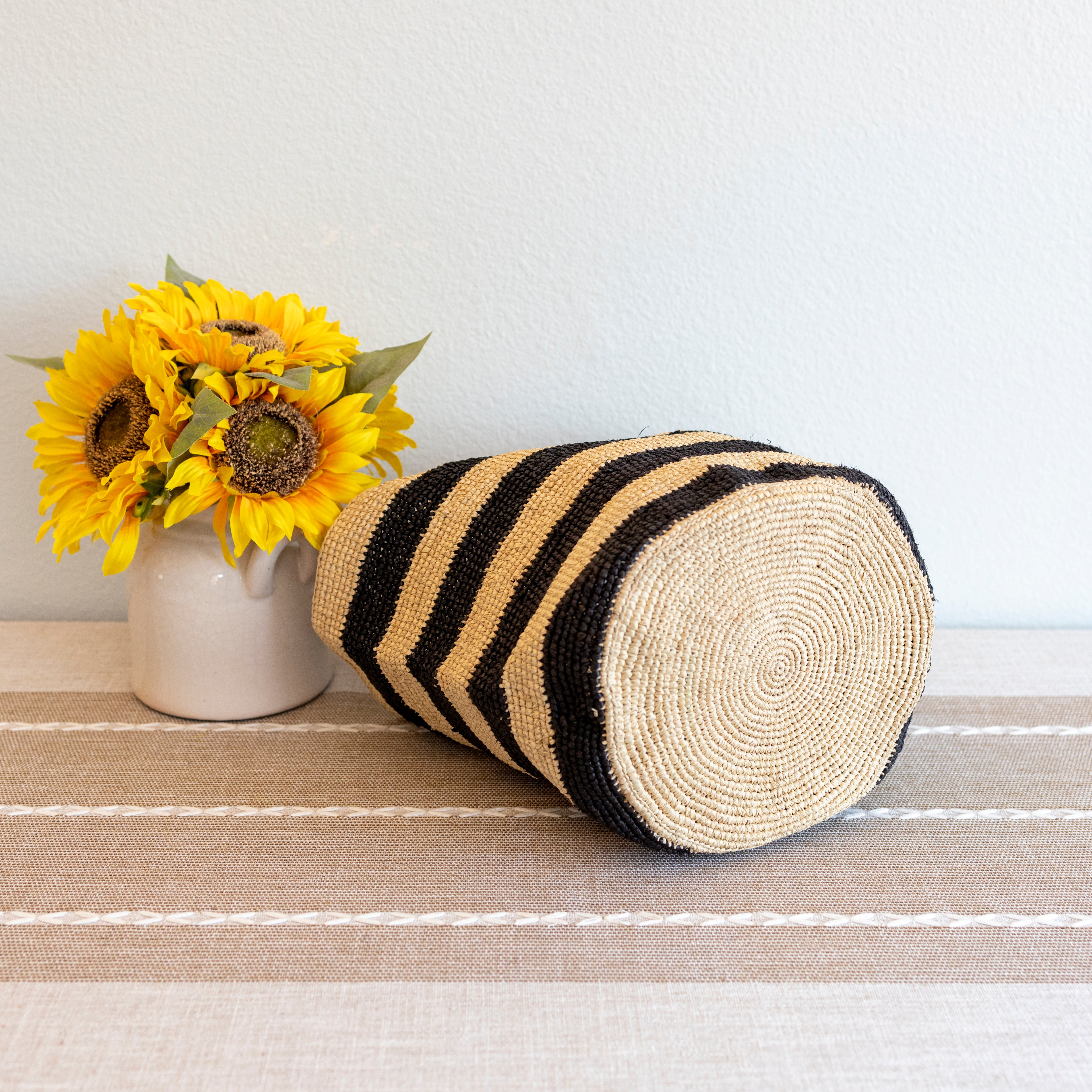 Summer Fashion Raffia Basket Bag