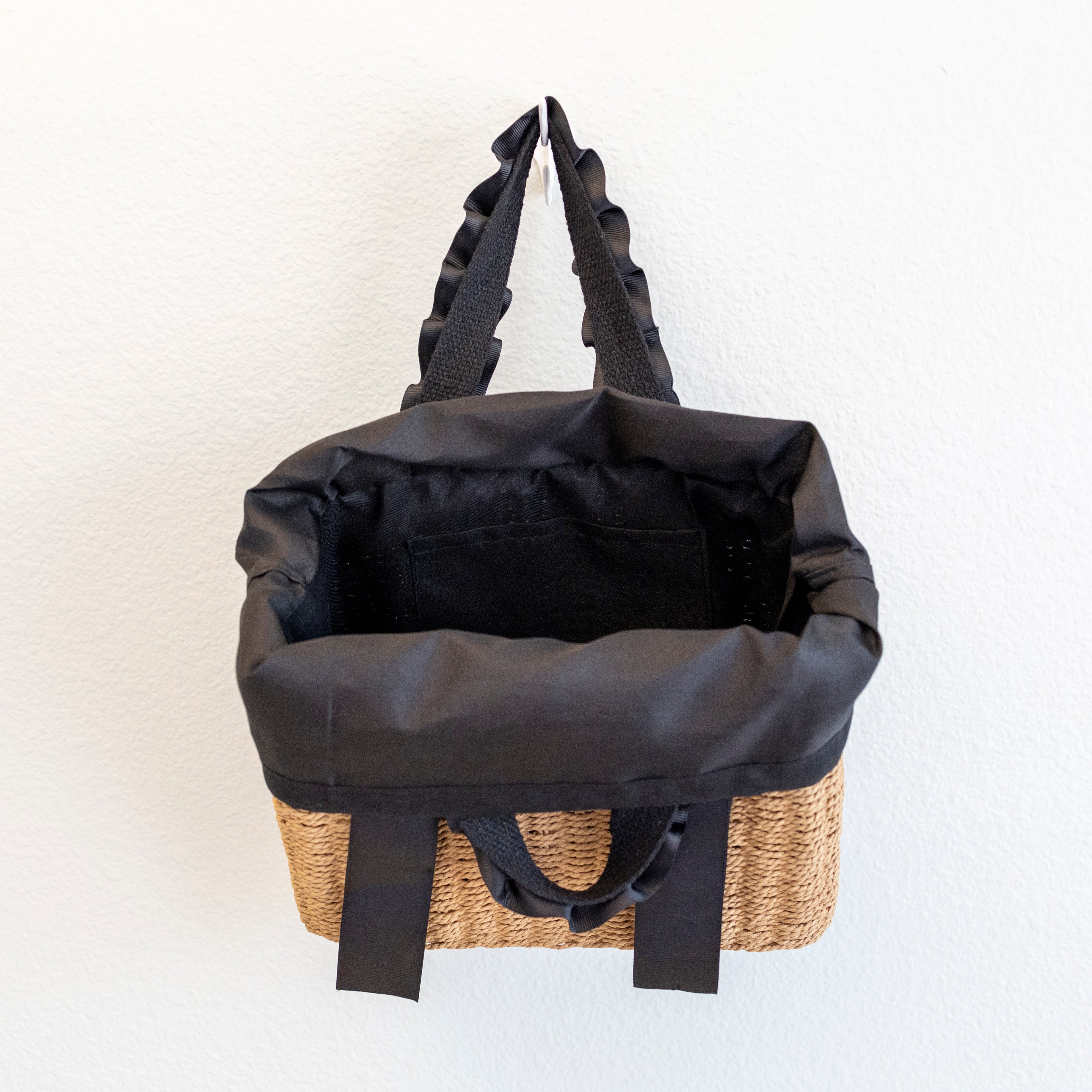 Summer Straw Beach Basket Handbag
