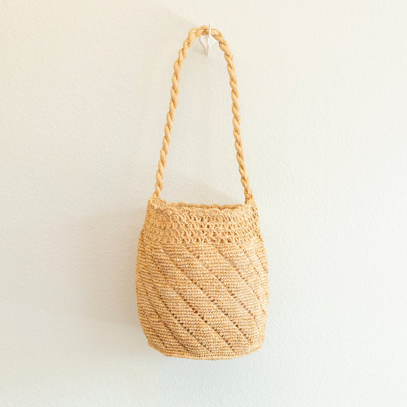 Elena Handbags Summer Fashion Raffia Basket Bag