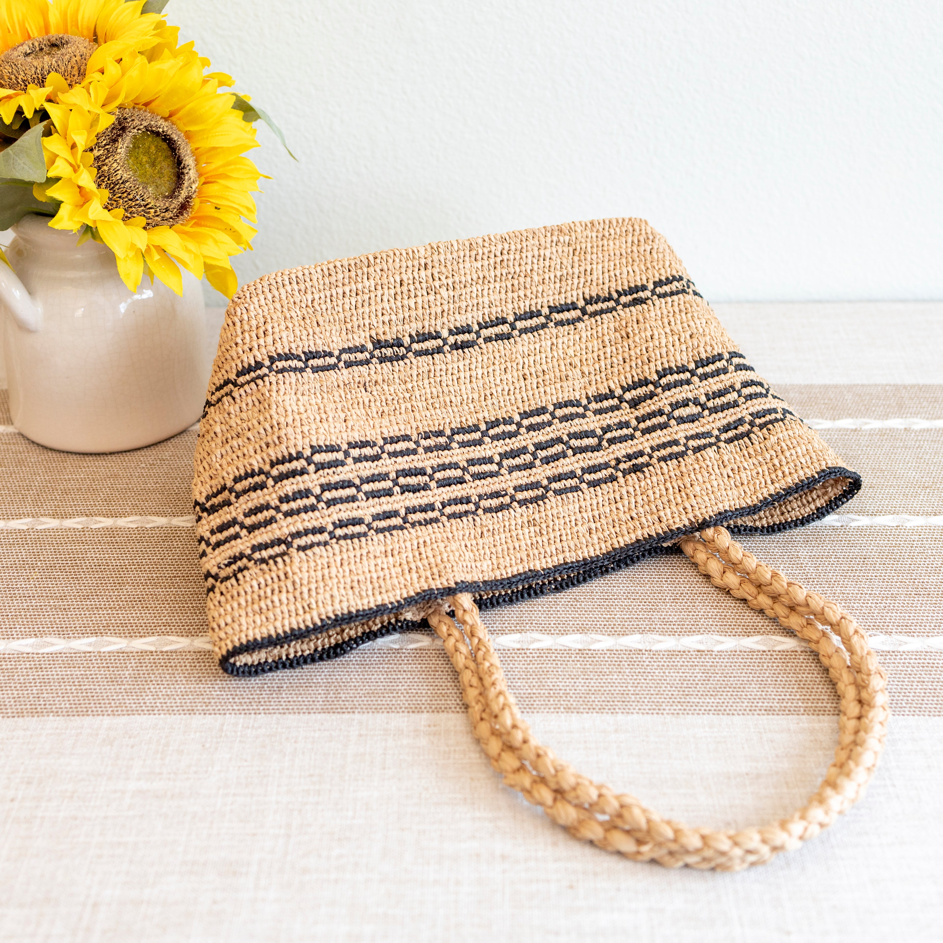 Everyday Small Raffia Straw Handbag