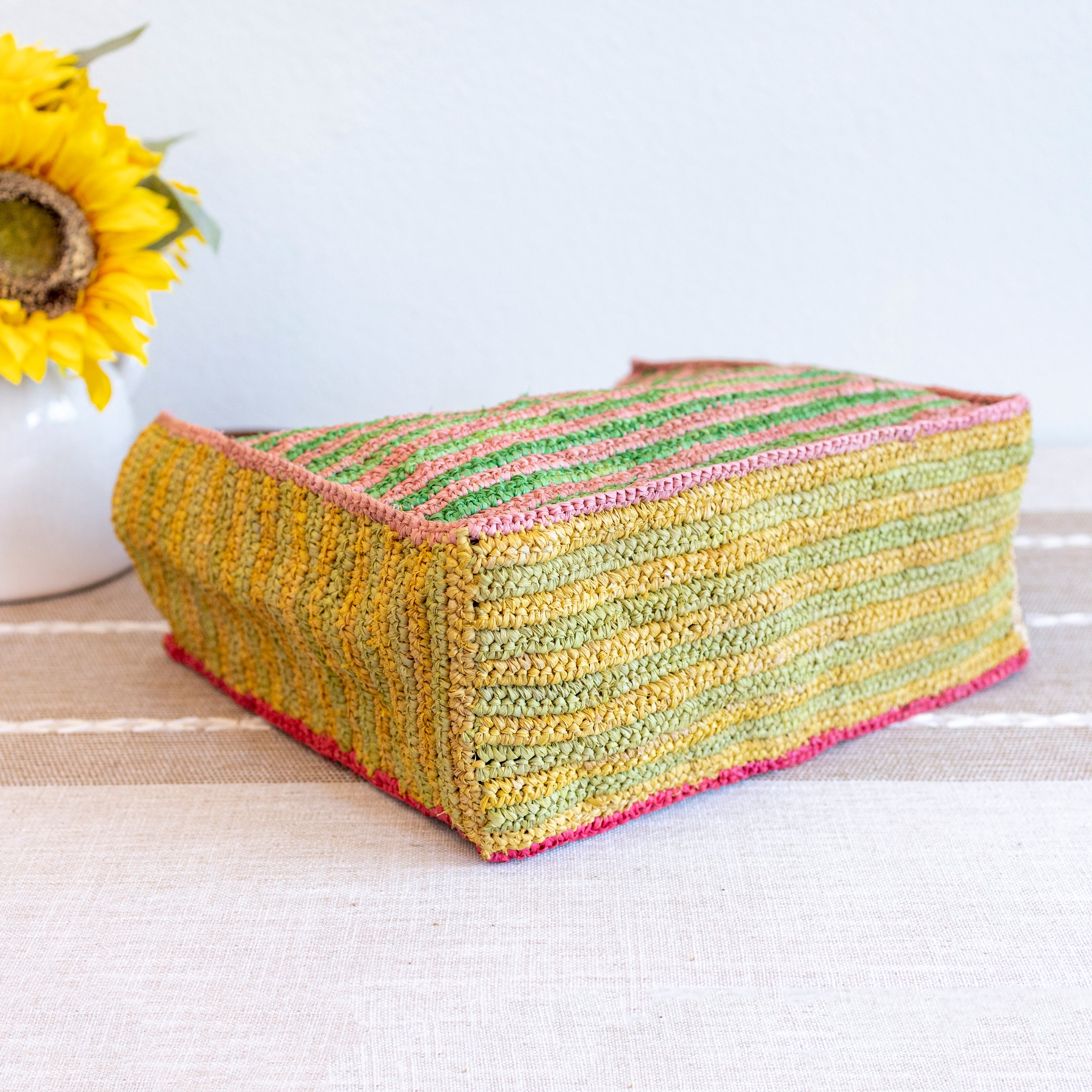 Soft Raffia Summer Beach Straw Shoulder Bag