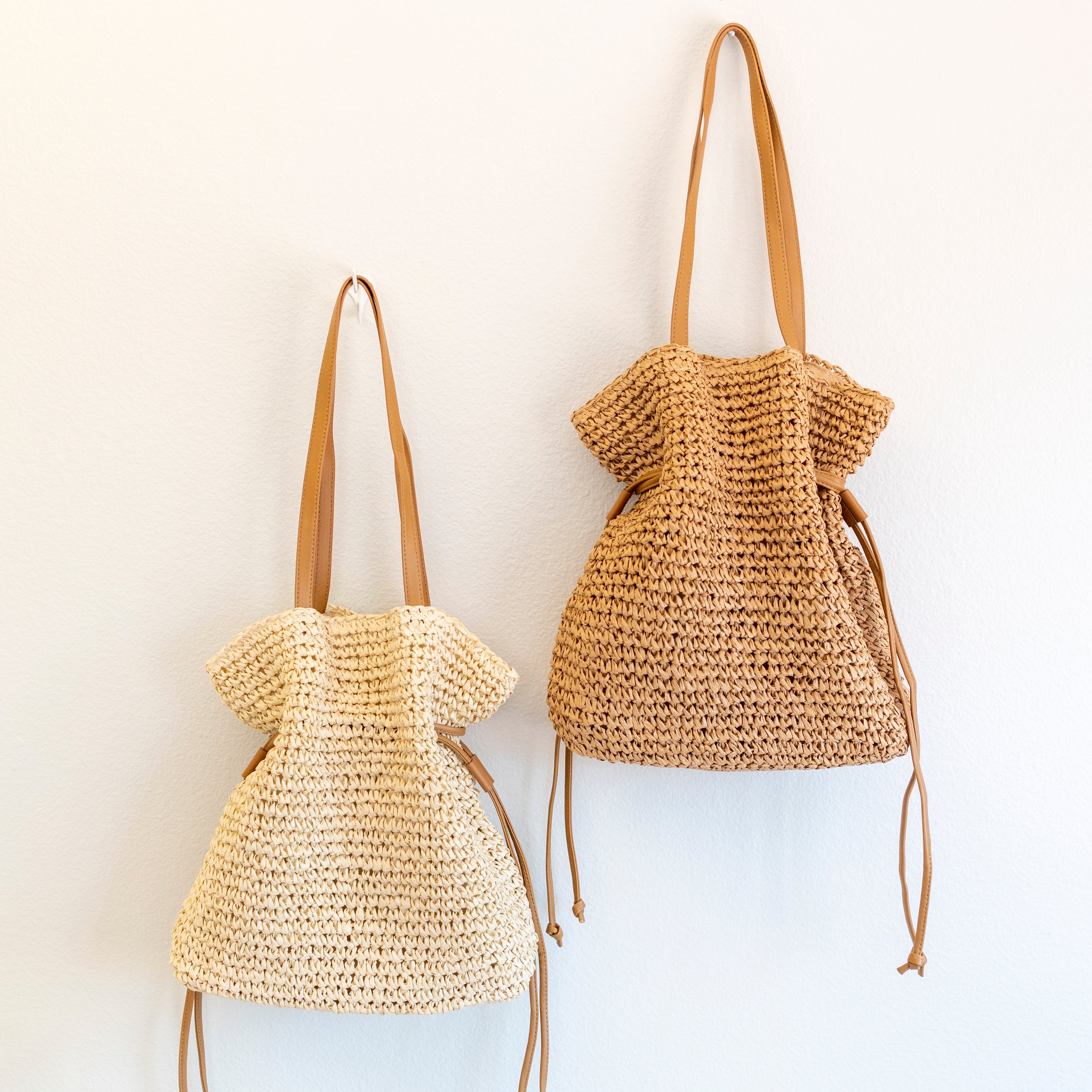 Retro Straw Woven Tote Bag