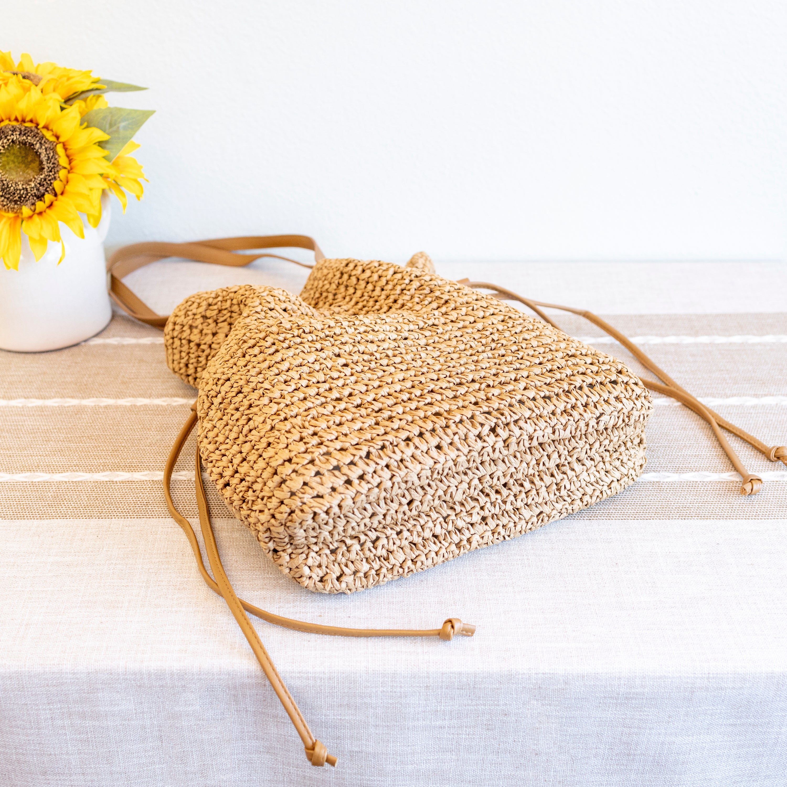 Retro Straw Woven Tote Bag