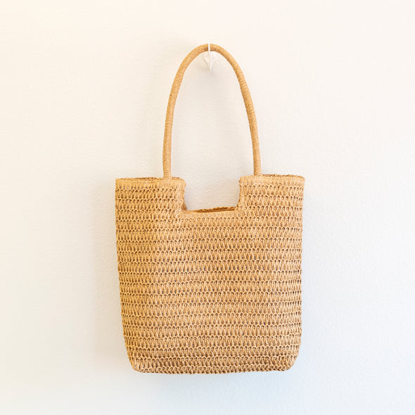 Elena Handbags Retro Straw Woven Tote Bag