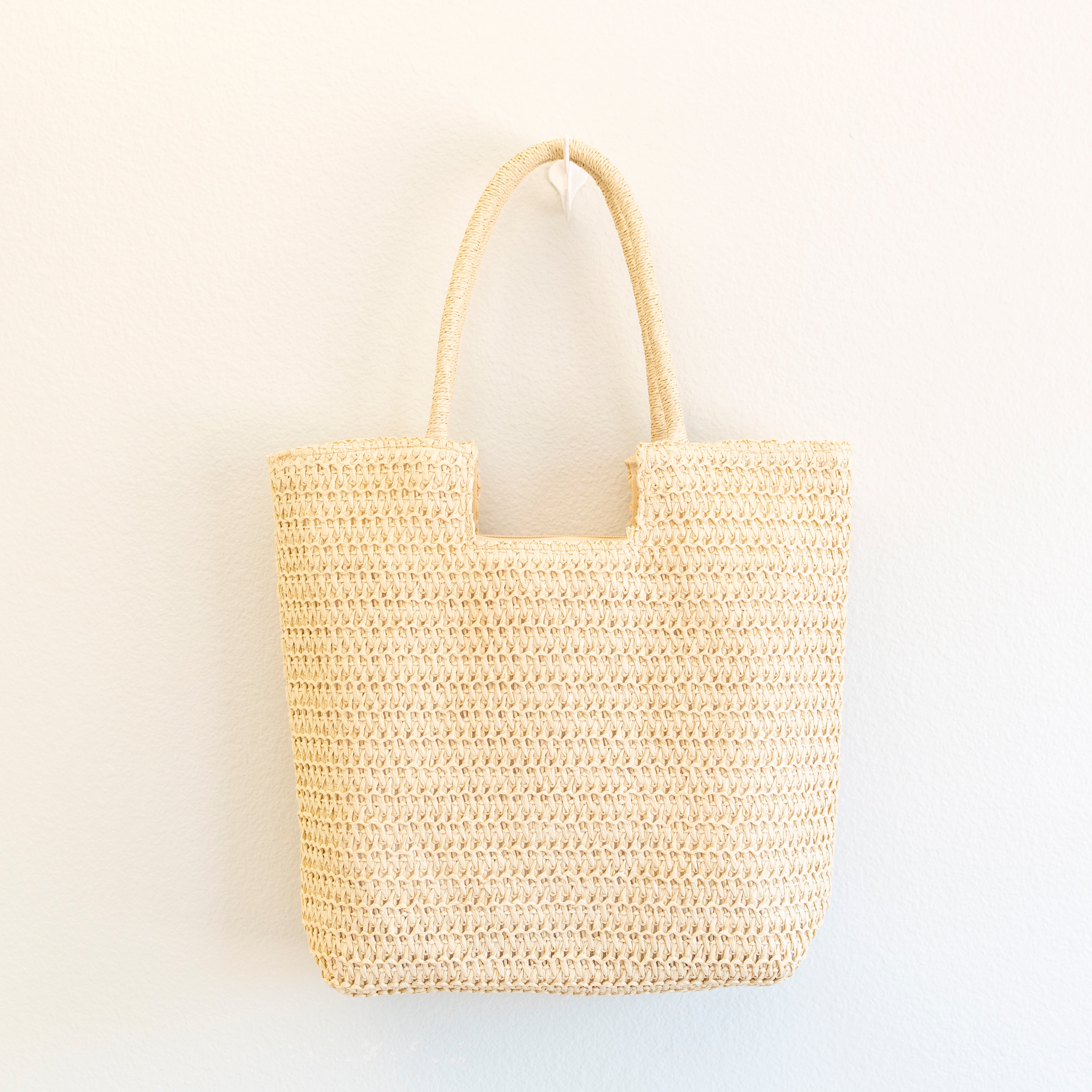 Retro Straw Woven Tote Bag