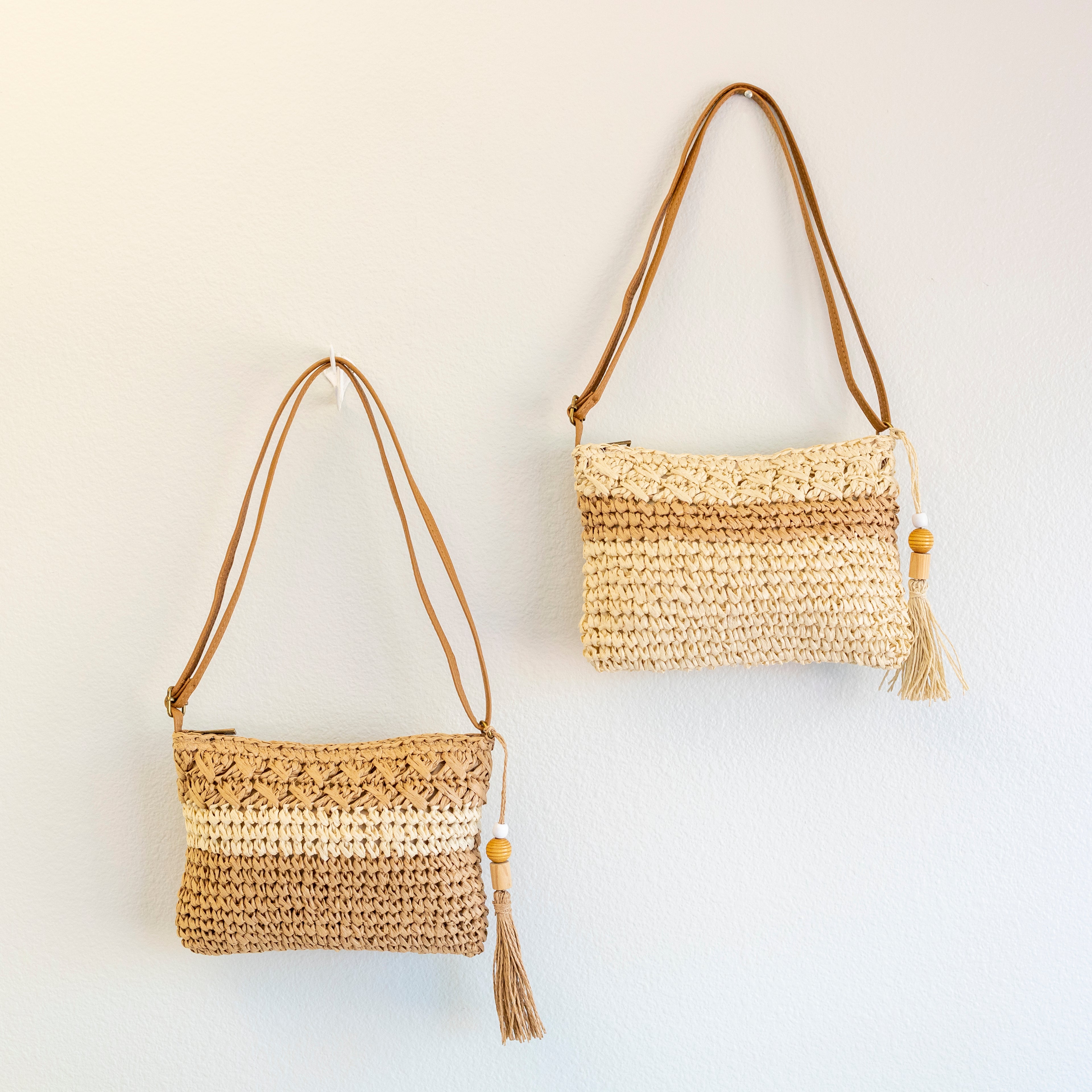 Straw Woven Crossbody Bag