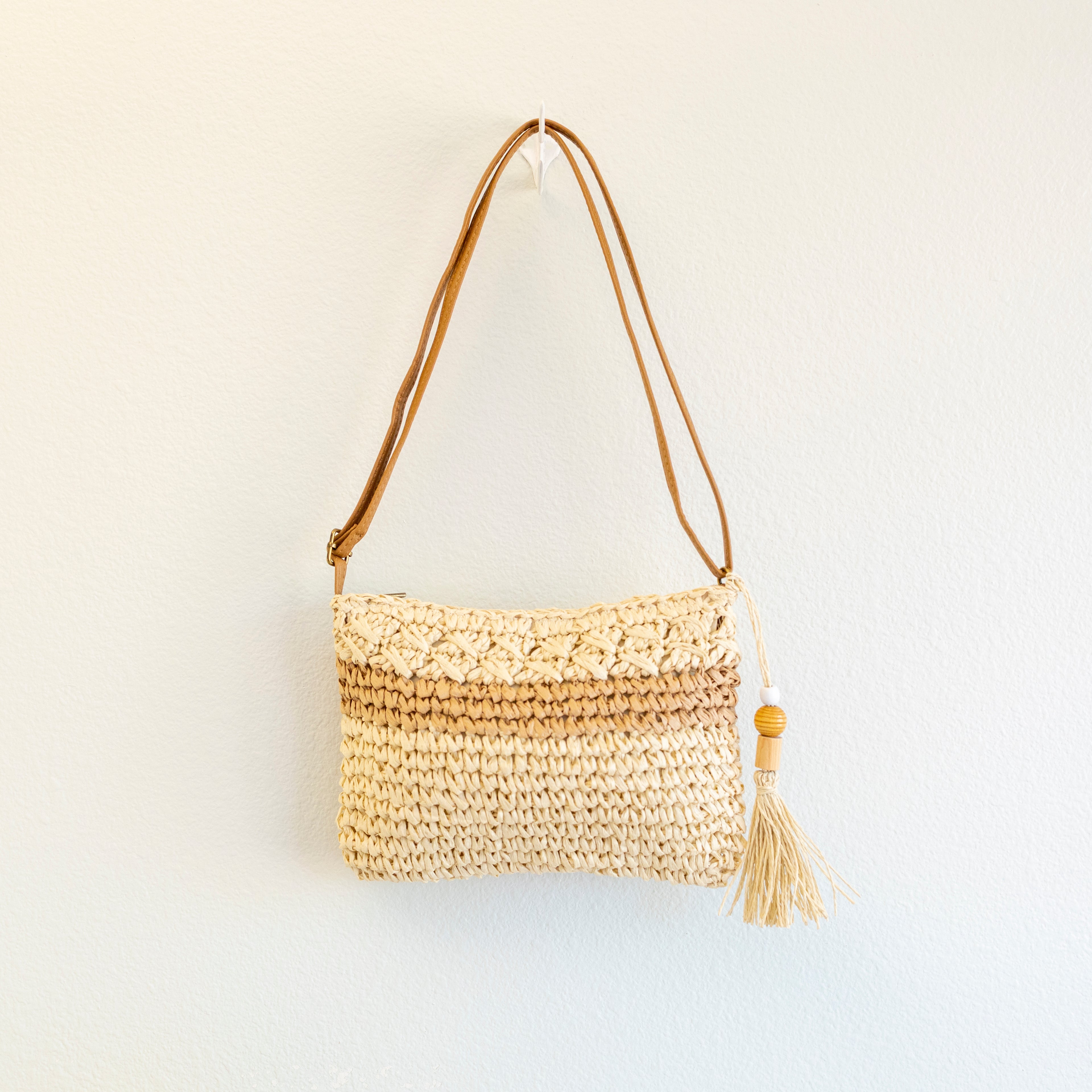 Straw Woven Crossbody Bag