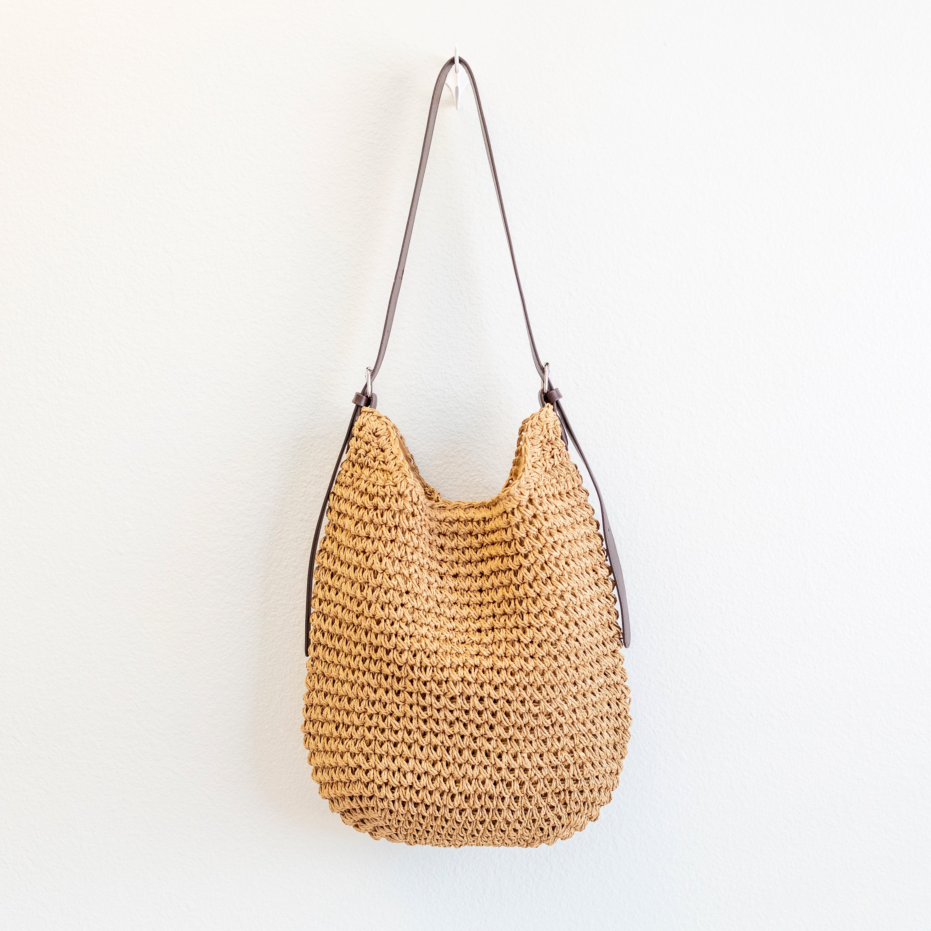 Beach Straw Woven Tote Bag
