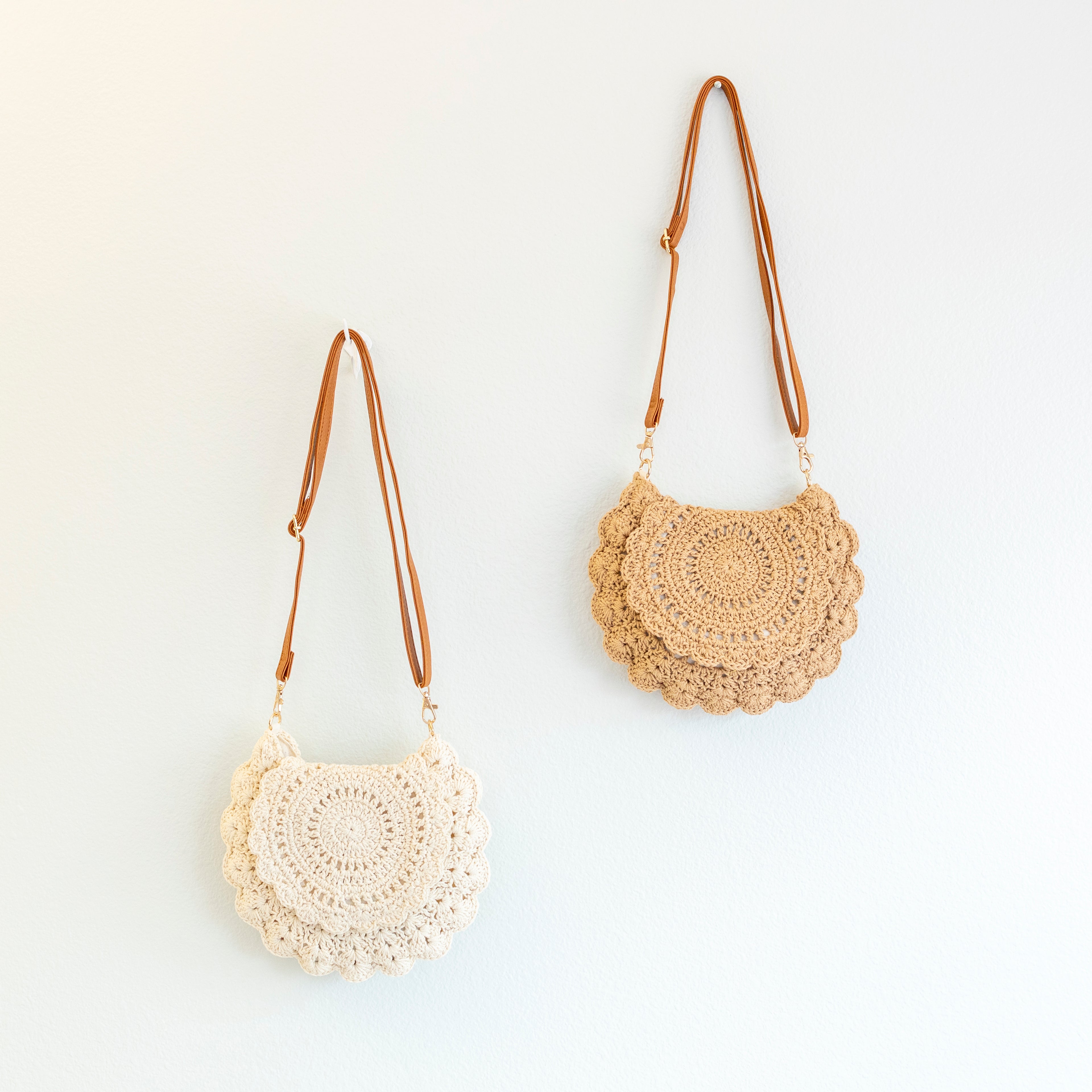 Boho Crochet Crossbody Bag